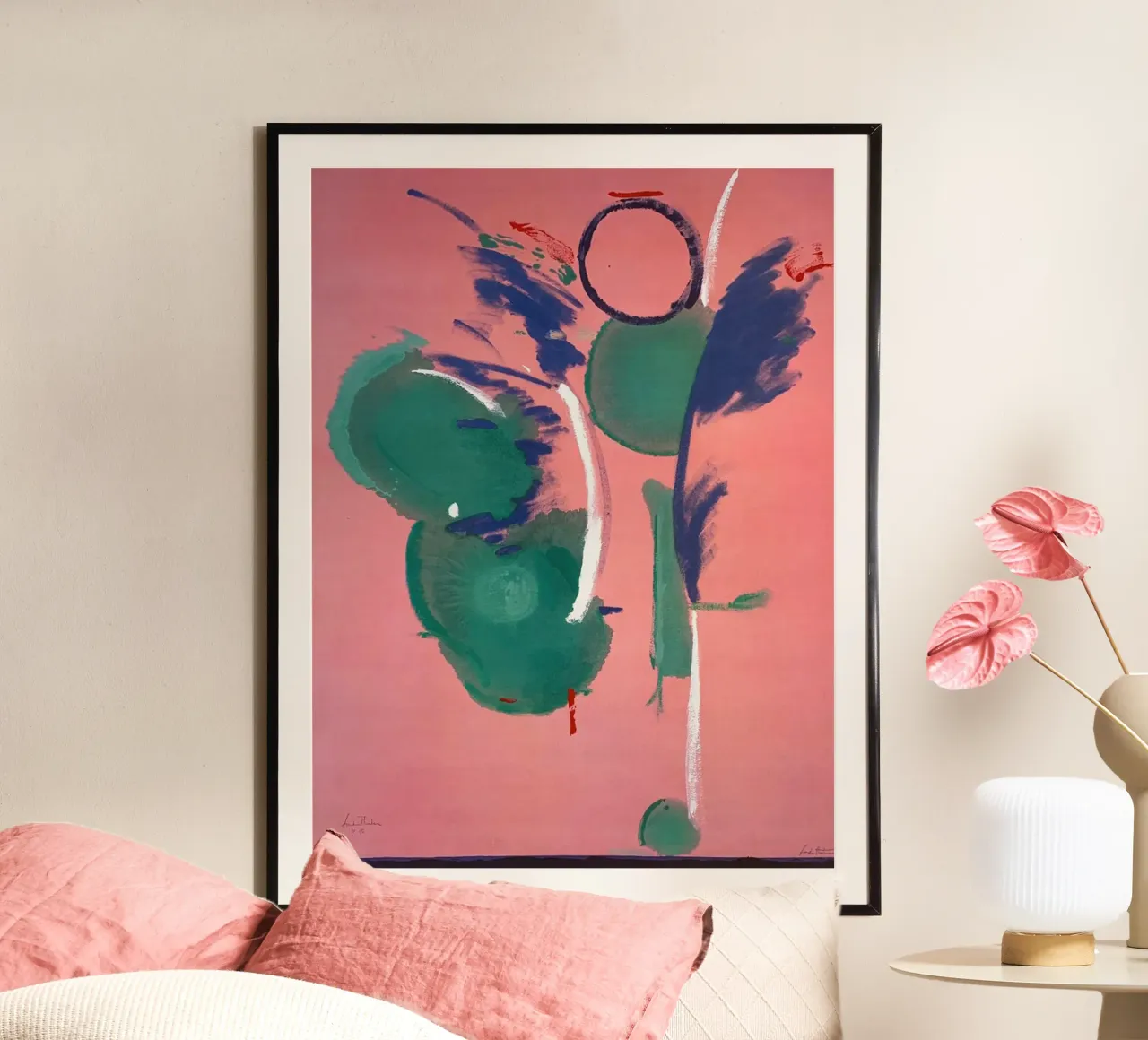 Helen Frankenthaler Maria, Maria poster con telaio in plastica da The Dillart