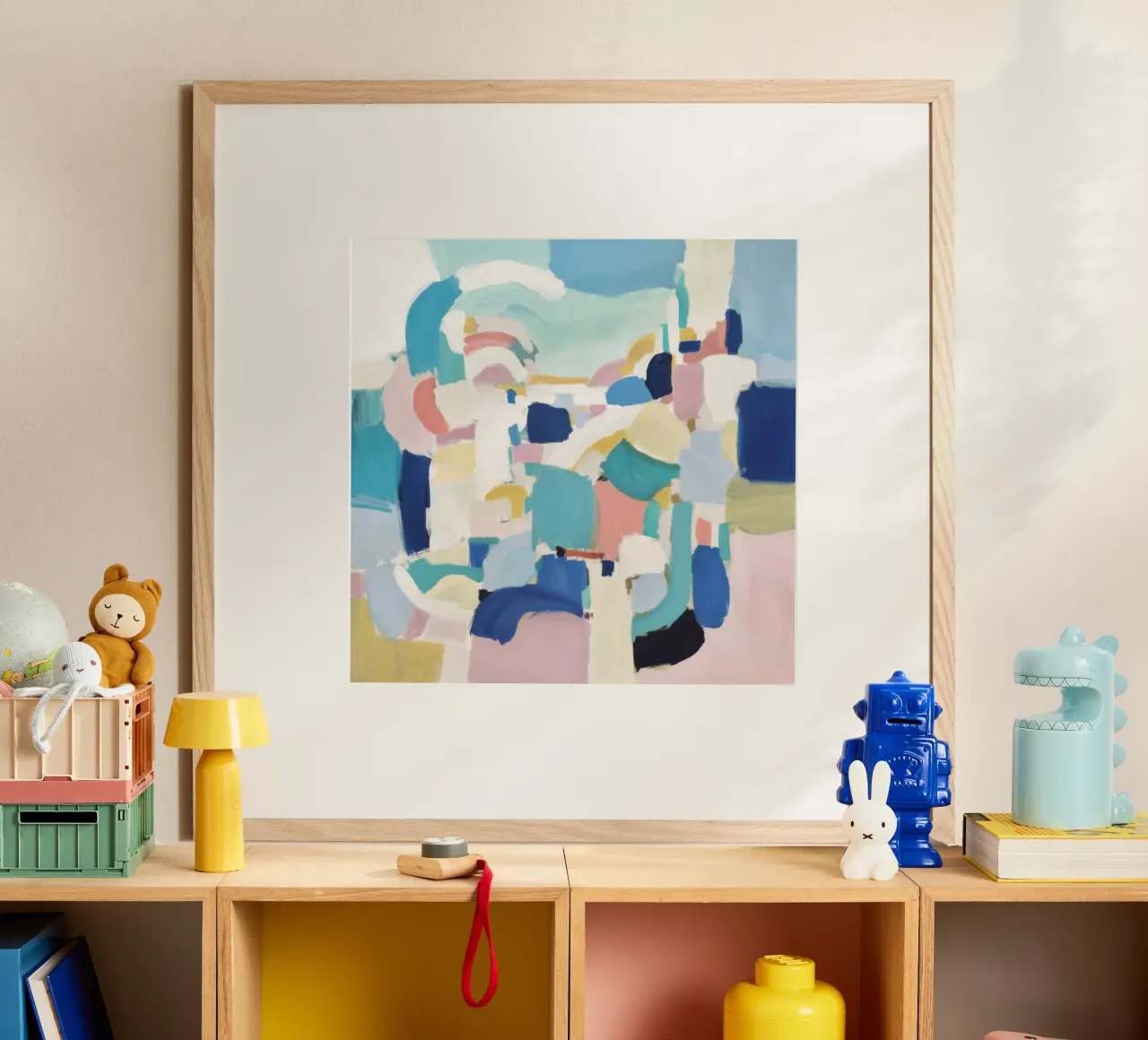 Astrazione serena a pastello poster da Moon Revolver