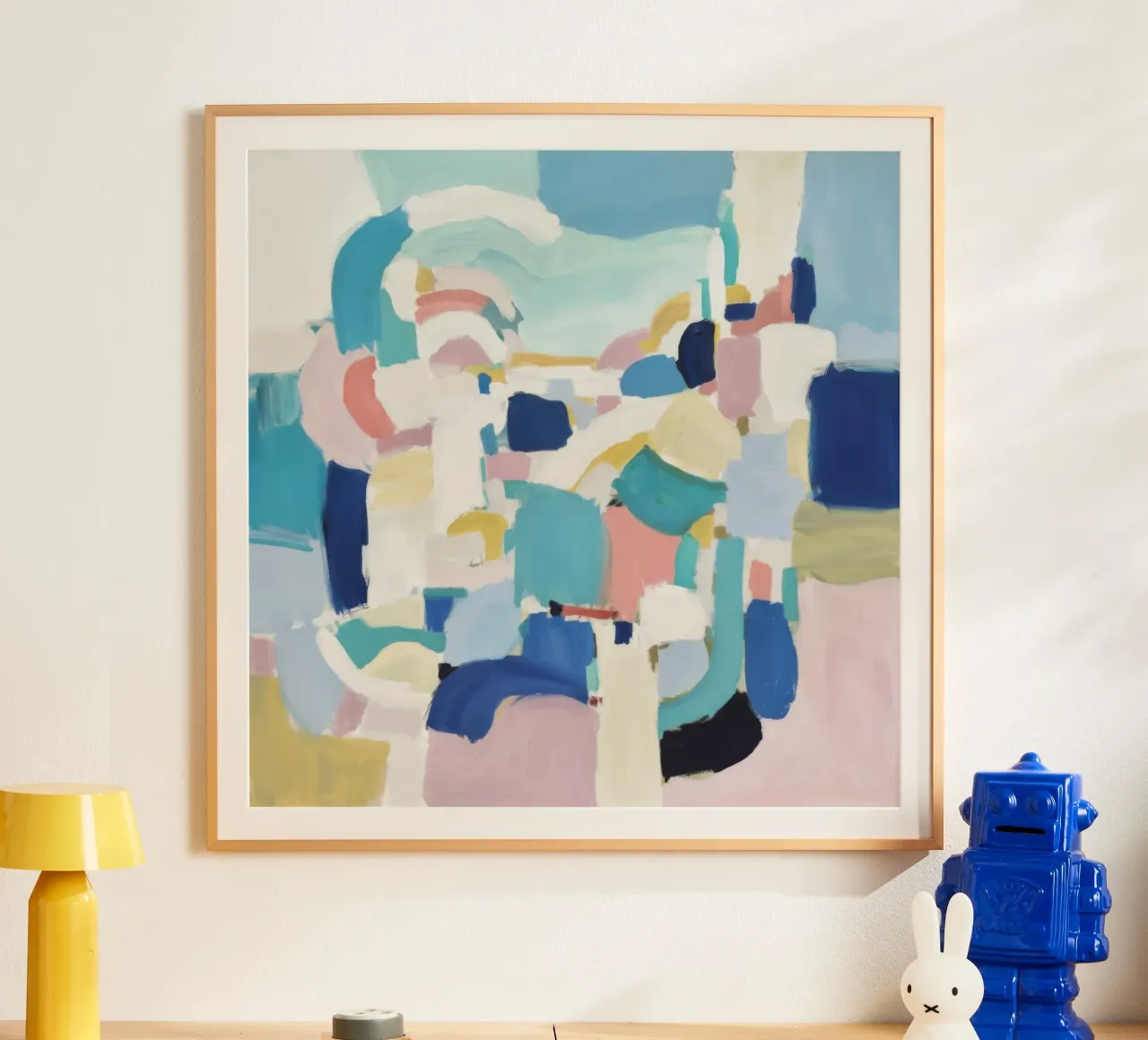 Astrazione serena a pastello poster da Moon Revolver