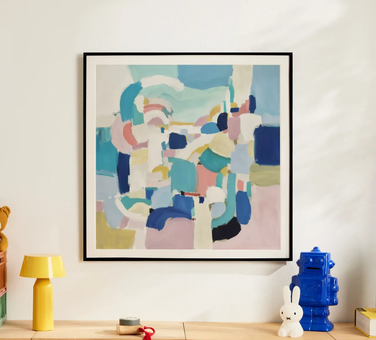 Astrazione serena a pastello poster da Moon Revolver