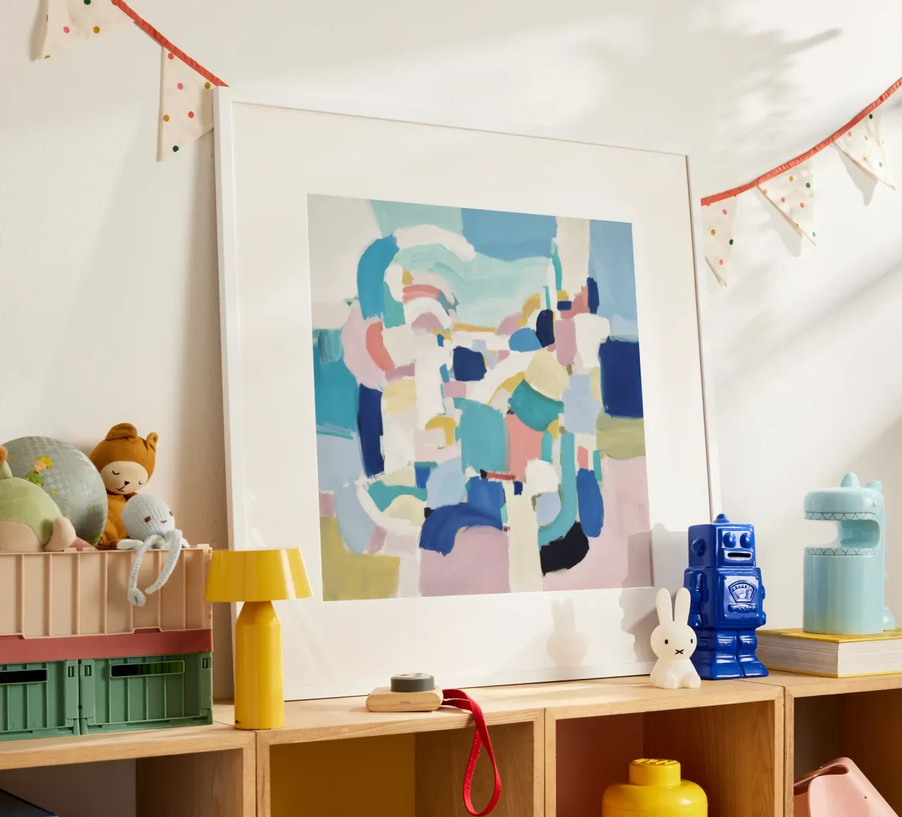 Astrazione serena a pastello poster da Moon Revolver