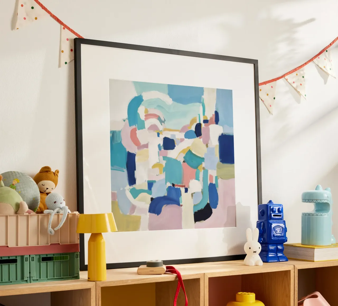 Astrazione serena a pastello poster da Moon Revolver