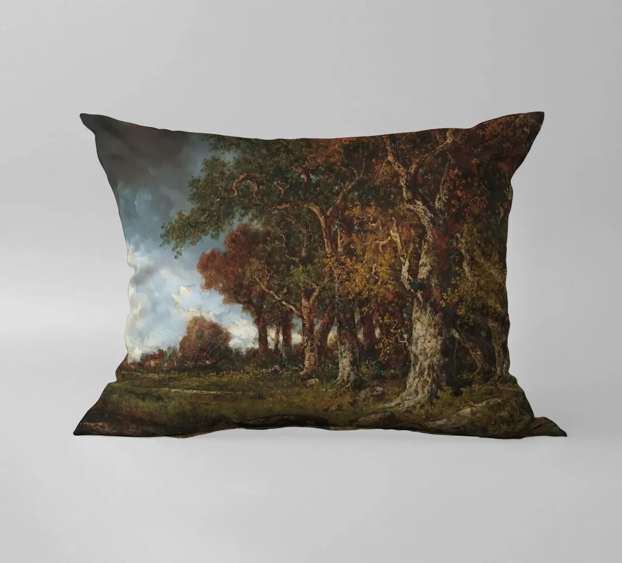 The Edge of the Forest Landscape cuscino da apoloprints