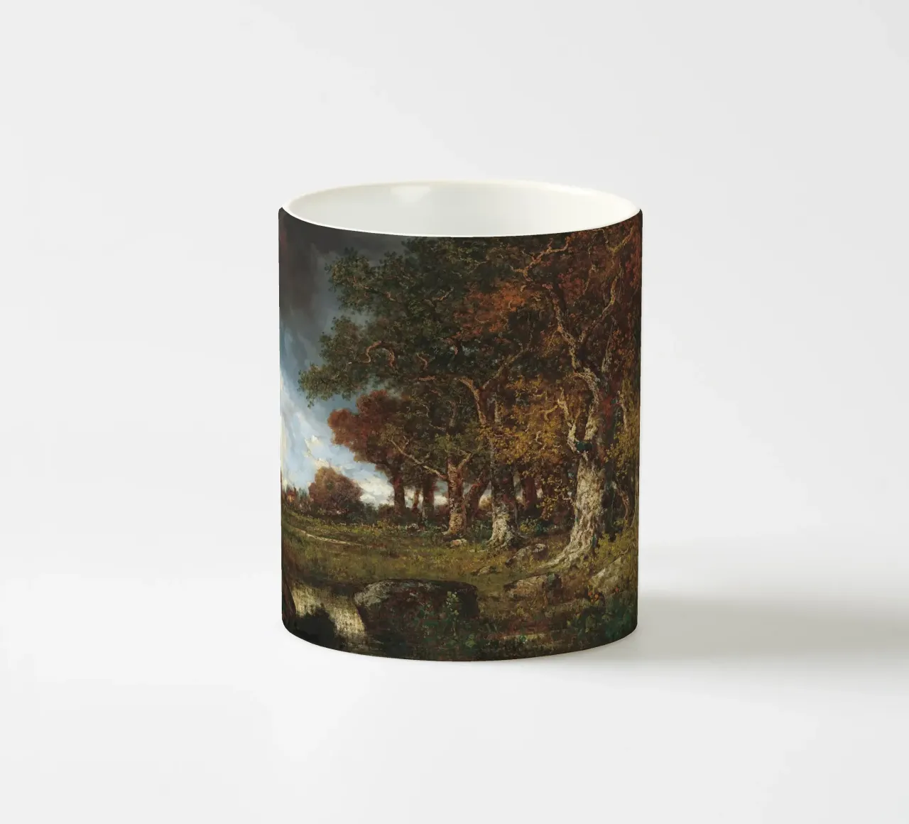 The Edge of the Forest Landscape tazza in ceramica da apoloprints
