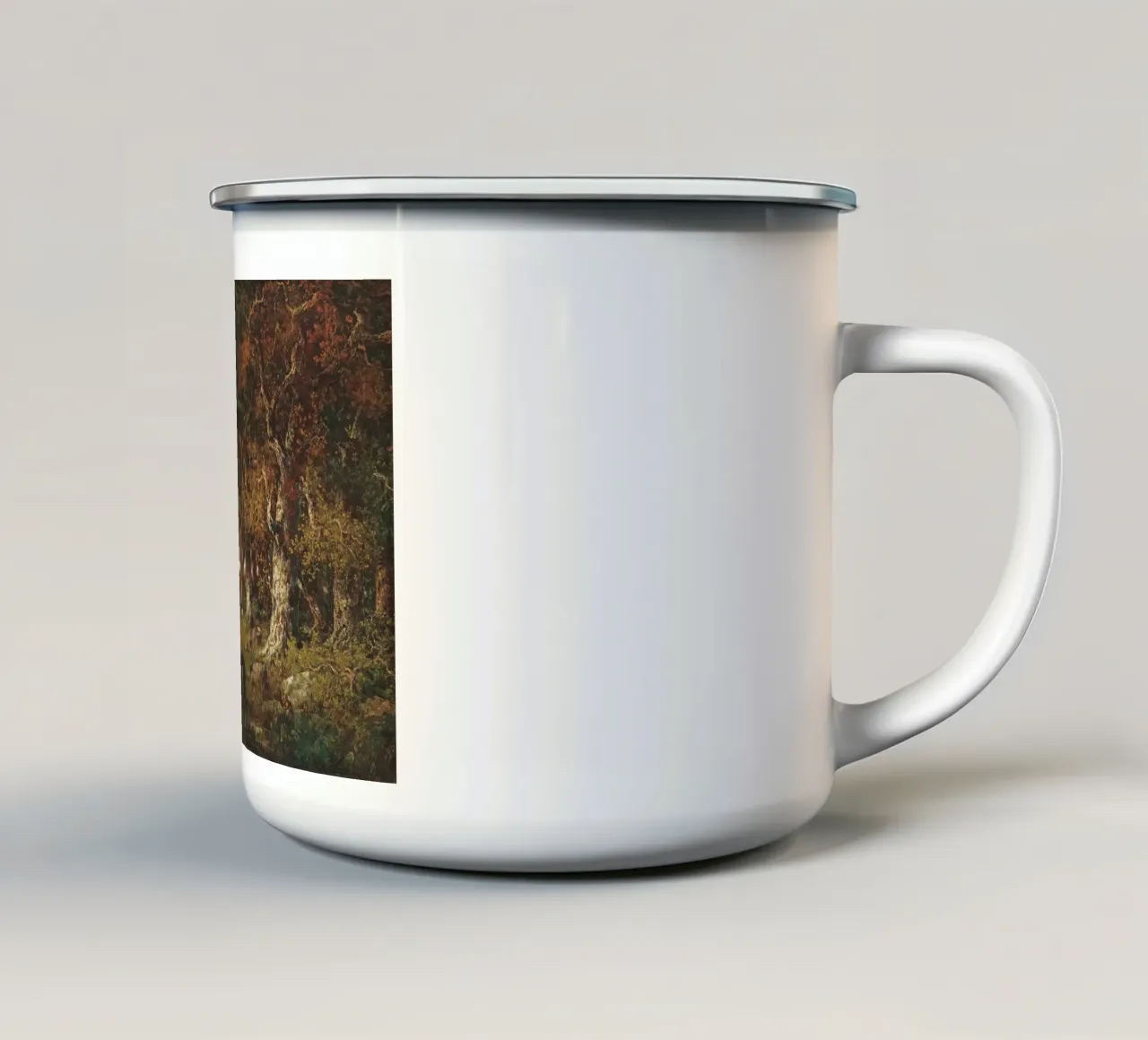 The Edge of the Forest Landscape tazza in smalto da apoloprints