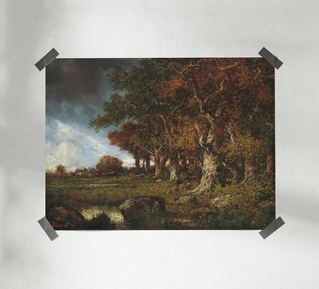 The Edge of the Forest Landscape poster da apoloprints