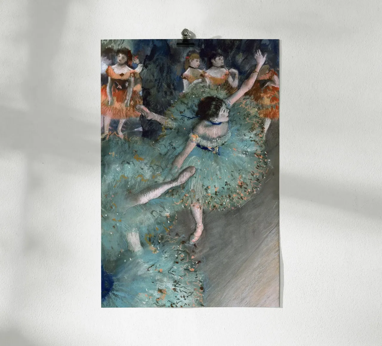 Dancer in Green - Edgar Degas poster da apoloprints