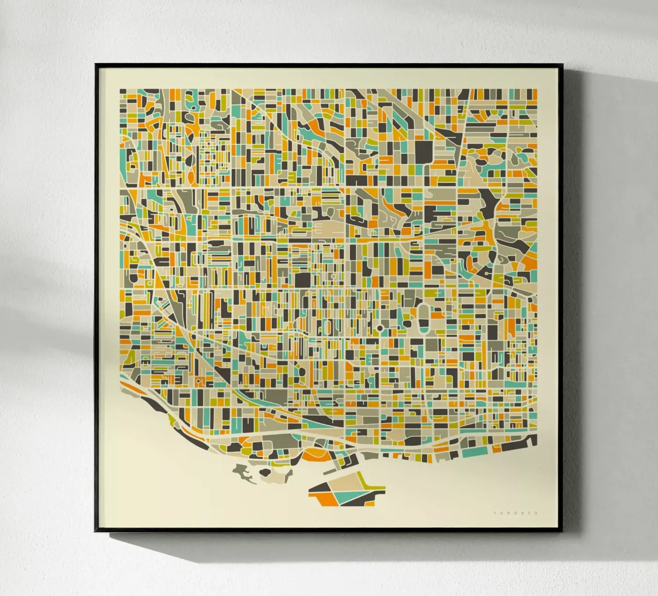 Mappa di Toronto plexiglass da Jazzberry Blue