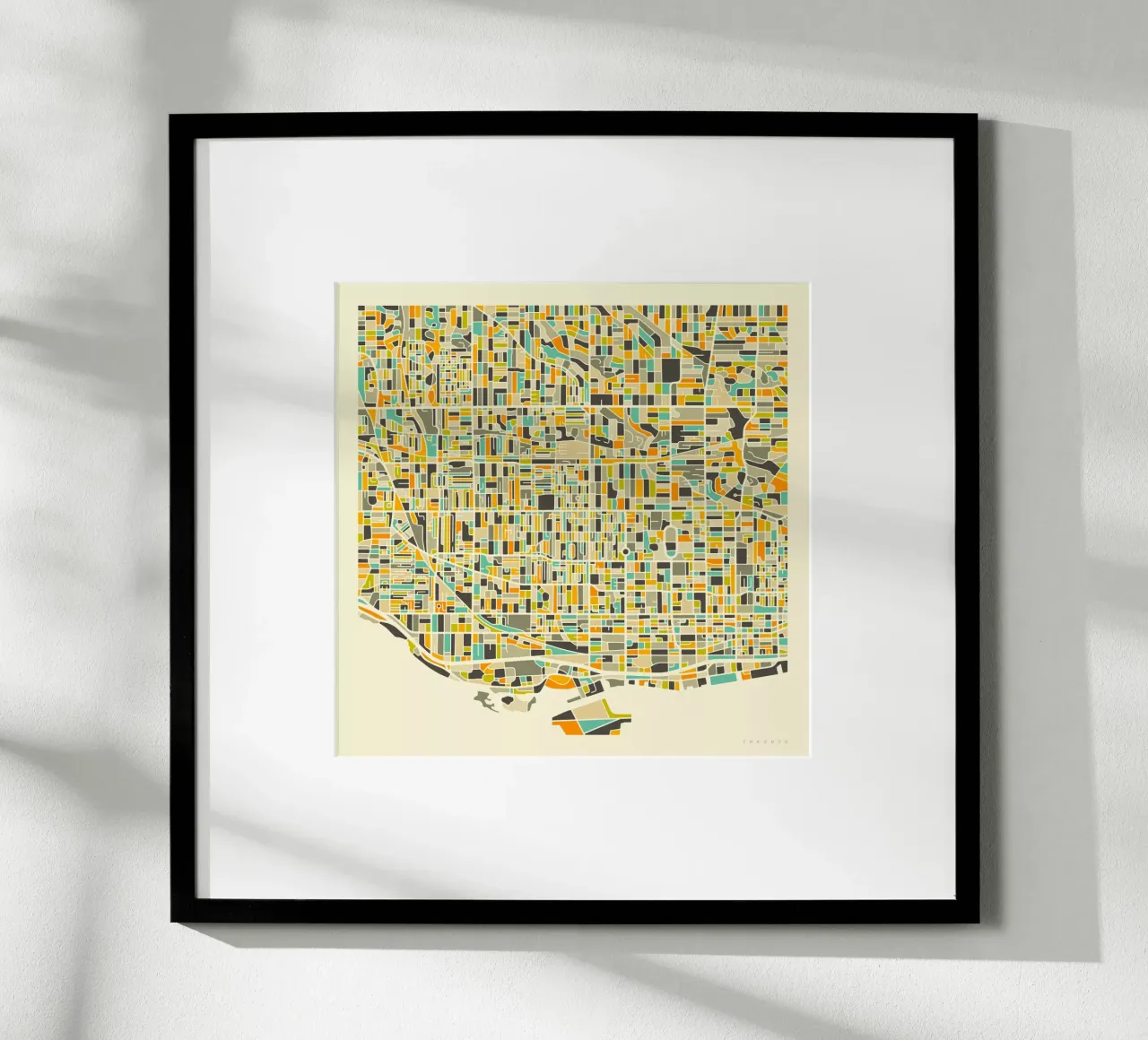 Toronto Map poster by Jazzberry Blue