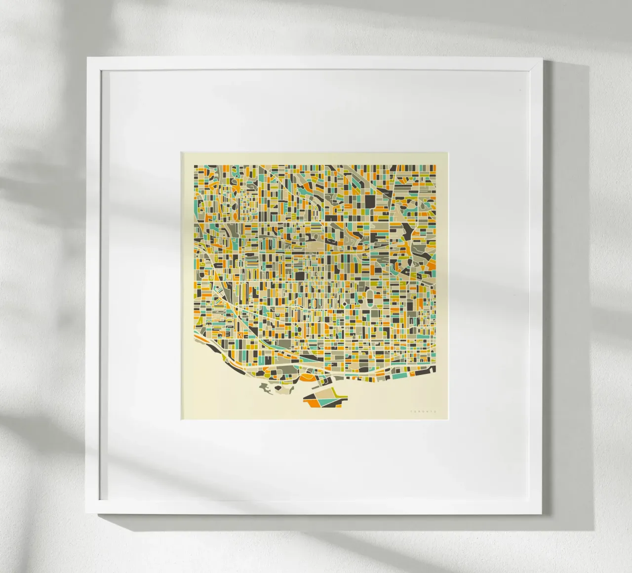 Toronto Map poster by Jazzberry Blue