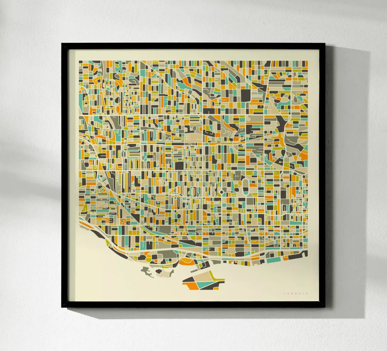 Toronto Map poster by Jazzberry Blue
