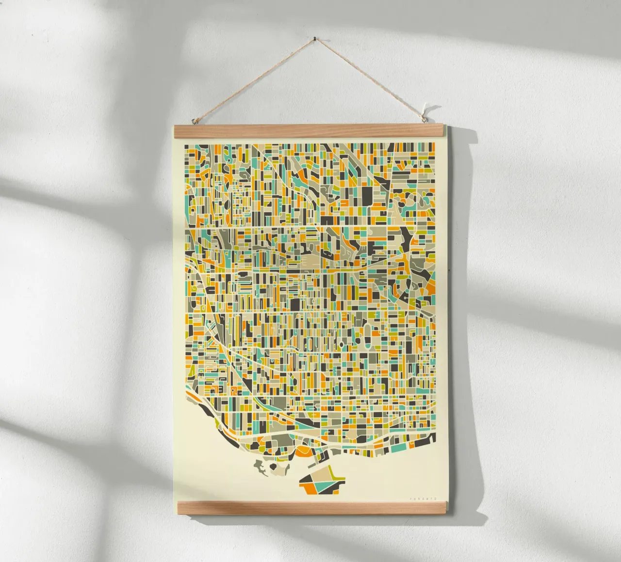 Toronto Map poster by Jazzberry Blue