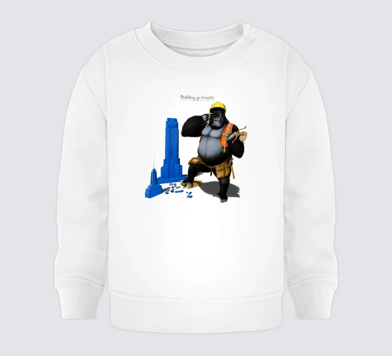 Building an Empire (Titled) felpa neonato da Rob Art | Illustration