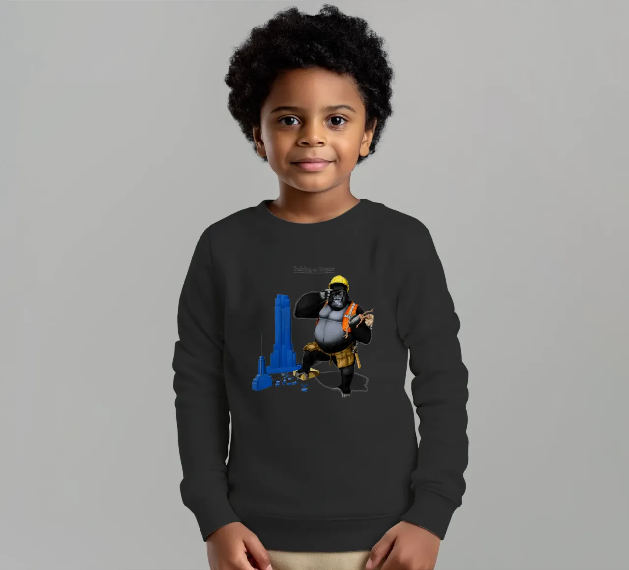 Building an Empire (Titled) felpa bambino da Rob Art | Illustration