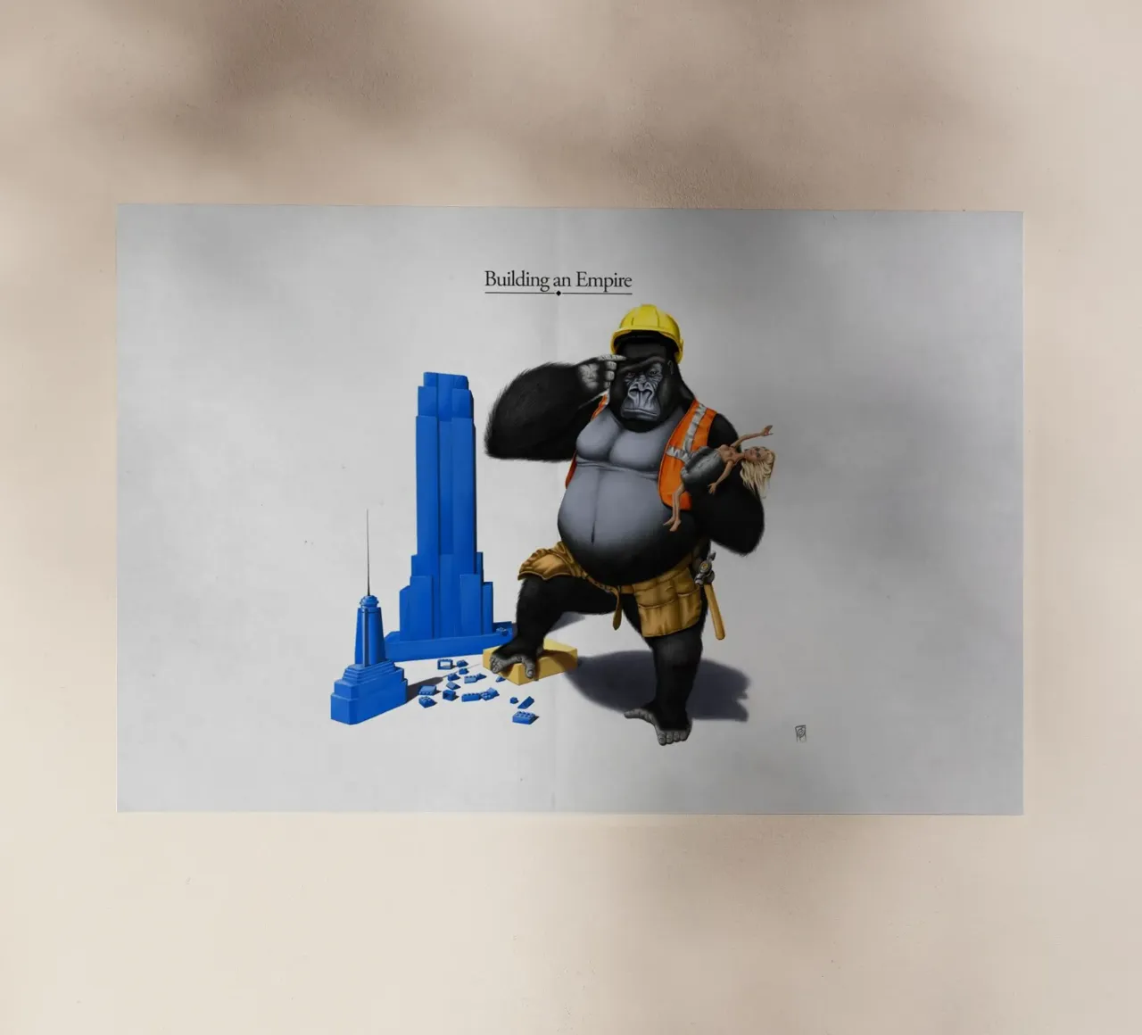 Building an Empire (Titled) pellicola backlit da Rob Art | Illustration