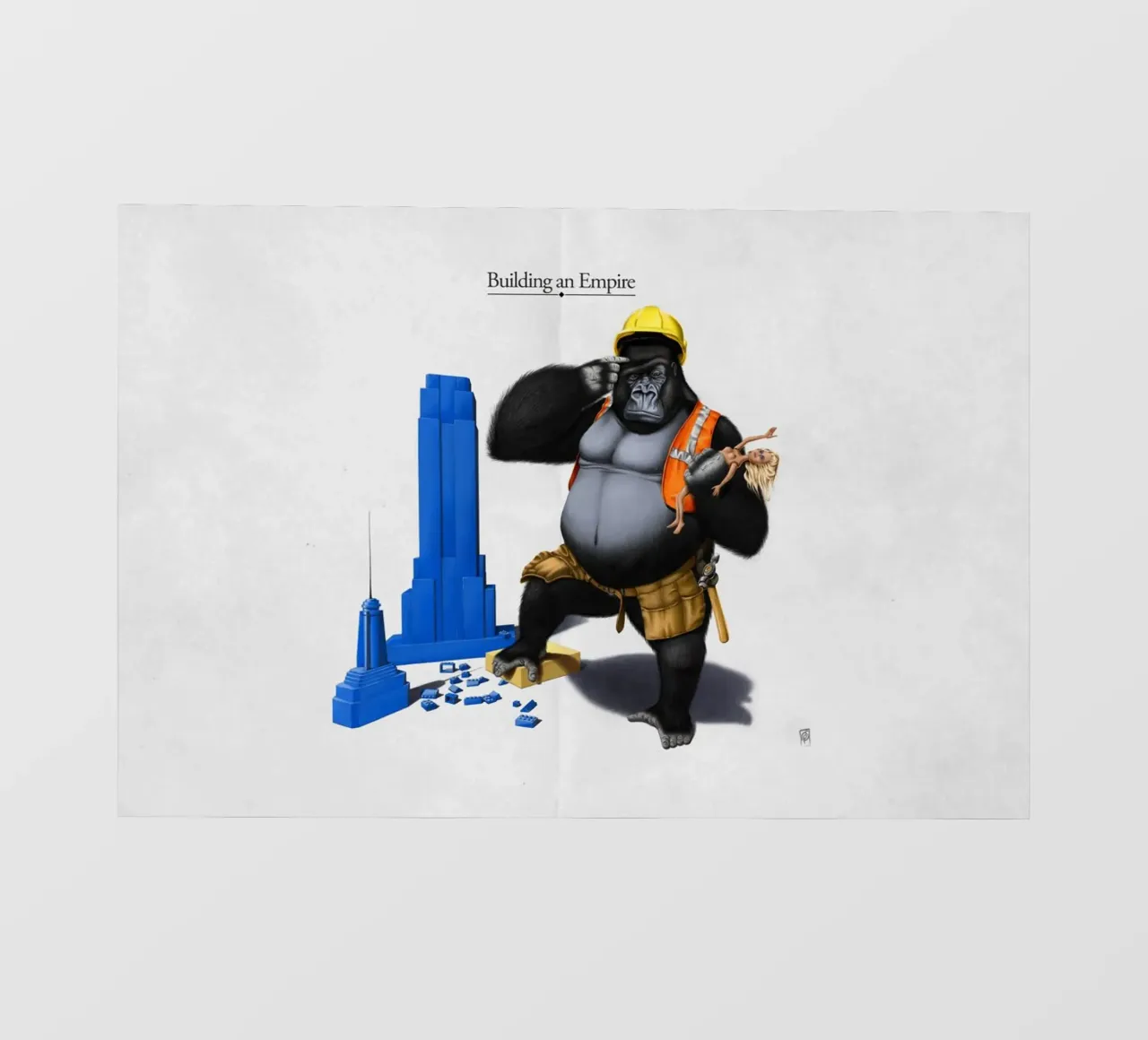 Building an Empire (Titled) pellicola backlit da Rob Art | Illustration