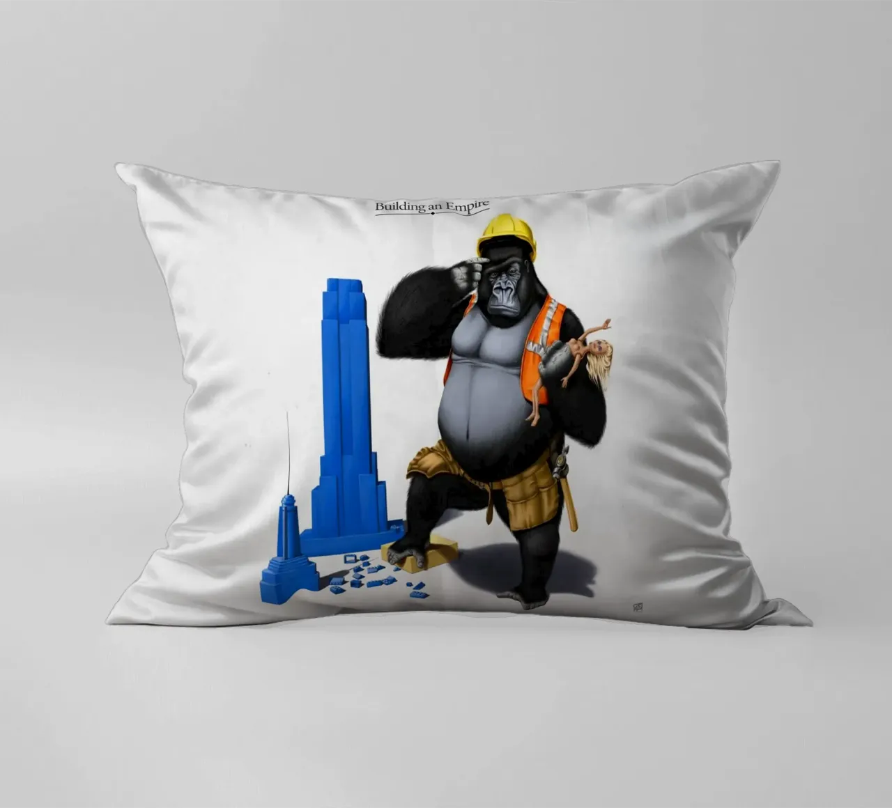 Building an Empire (Titled) cuscino da Rob Art | Illustration