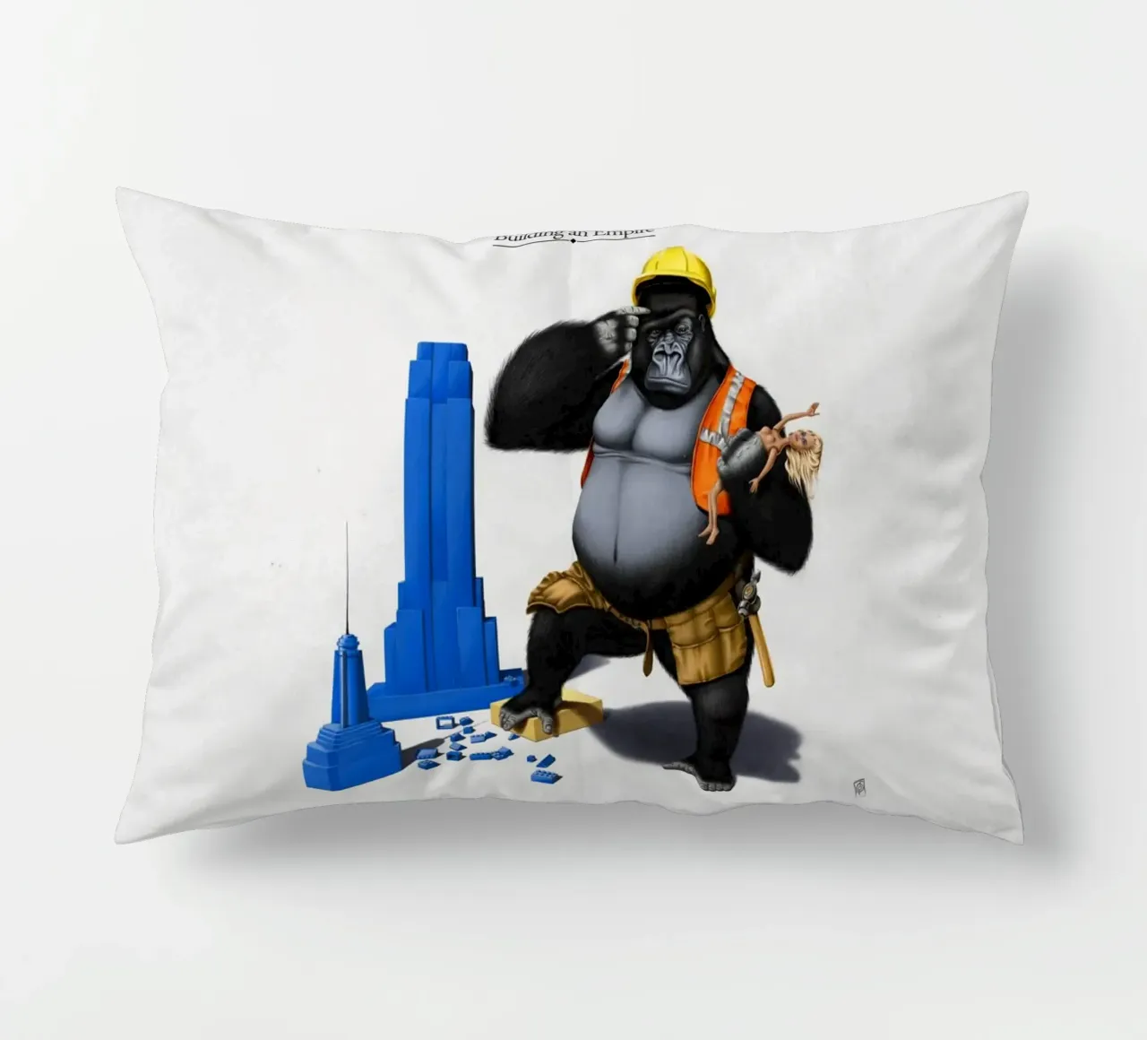 Building an Empire (Titled) cuscino da Rob Art | Illustration