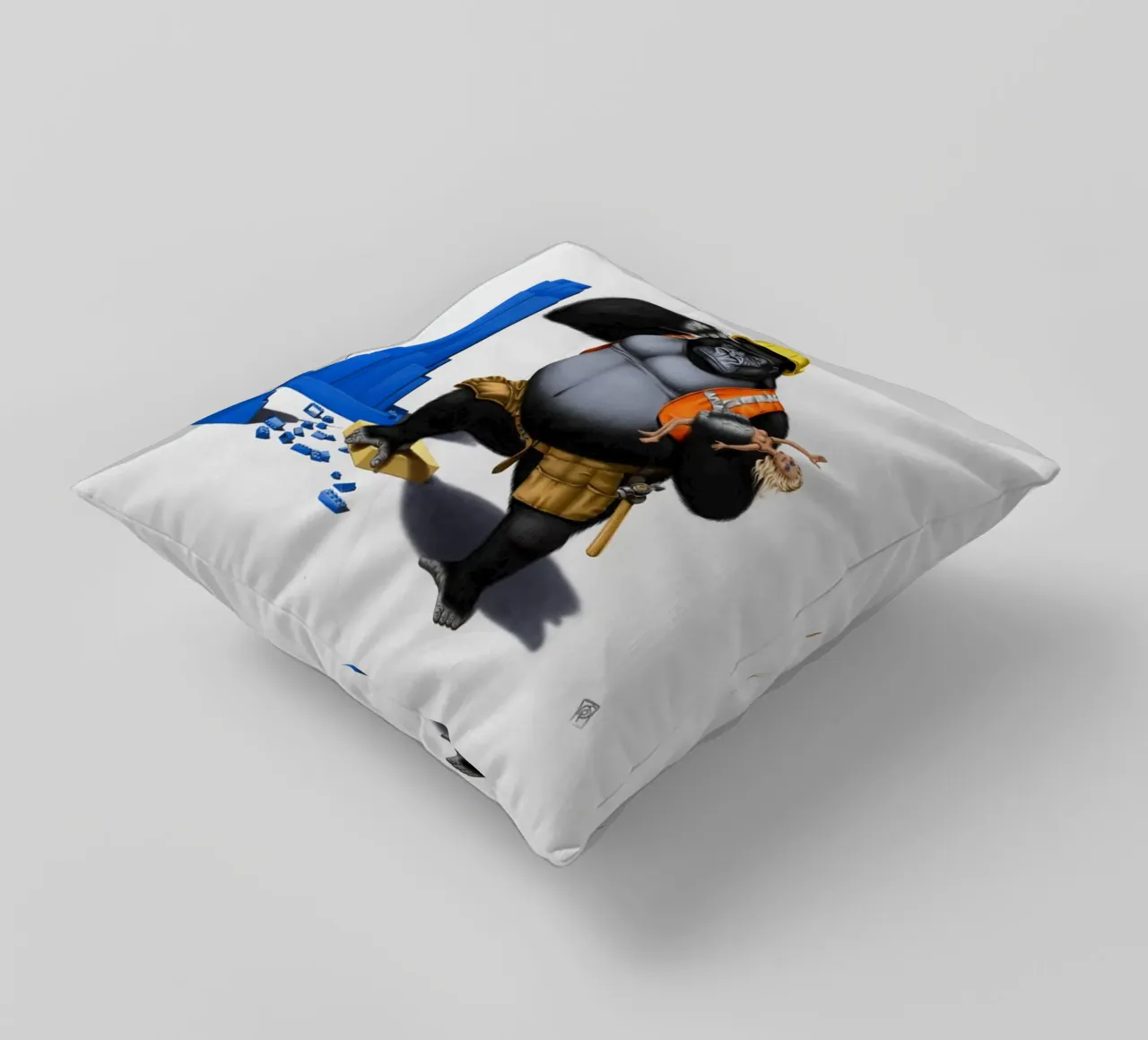 Building an Empire (Titled) cuscino da Rob Art | Illustration