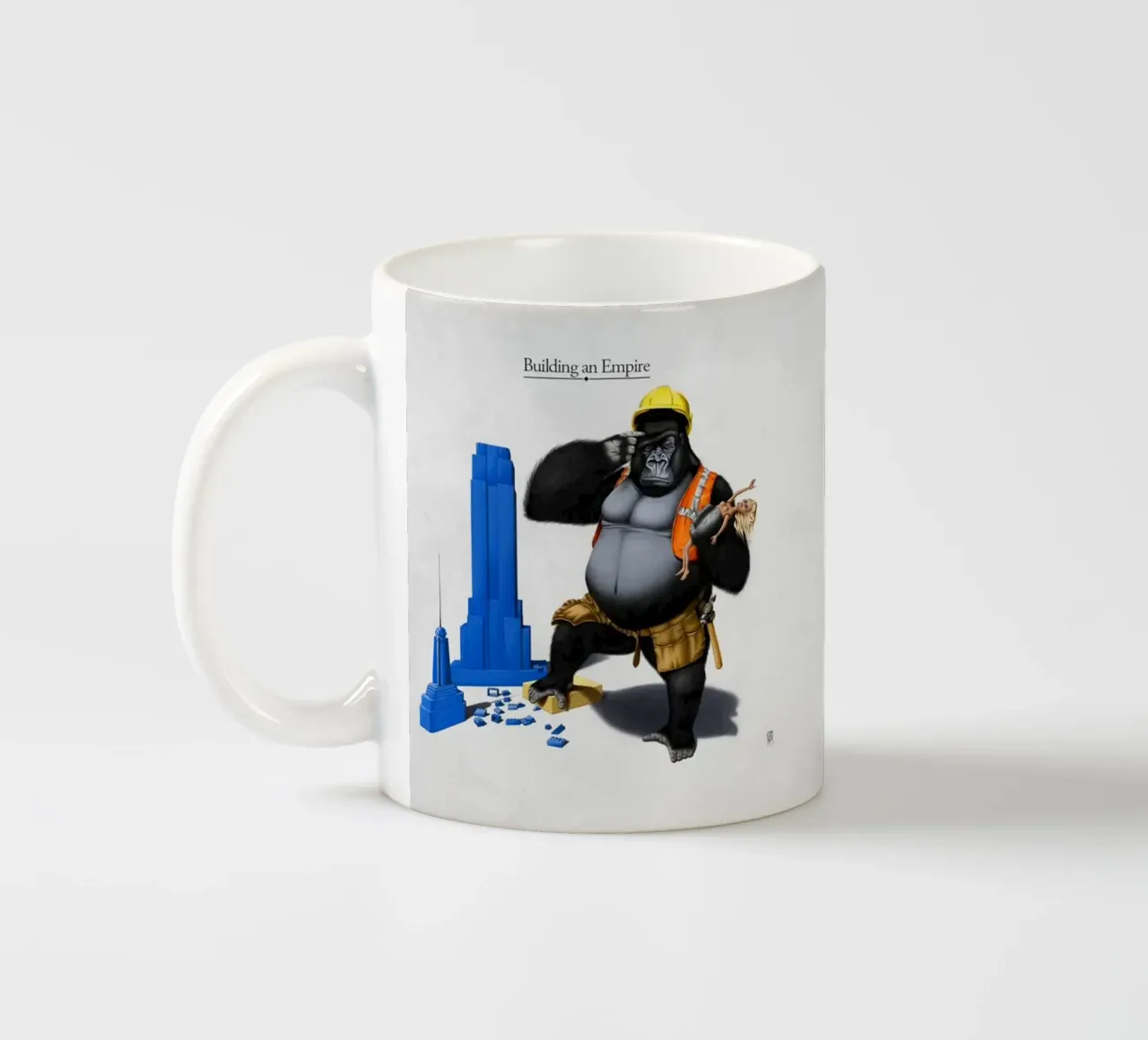 Building an Empire (Titled) tazza in ceramica da Rob Art | Illustration