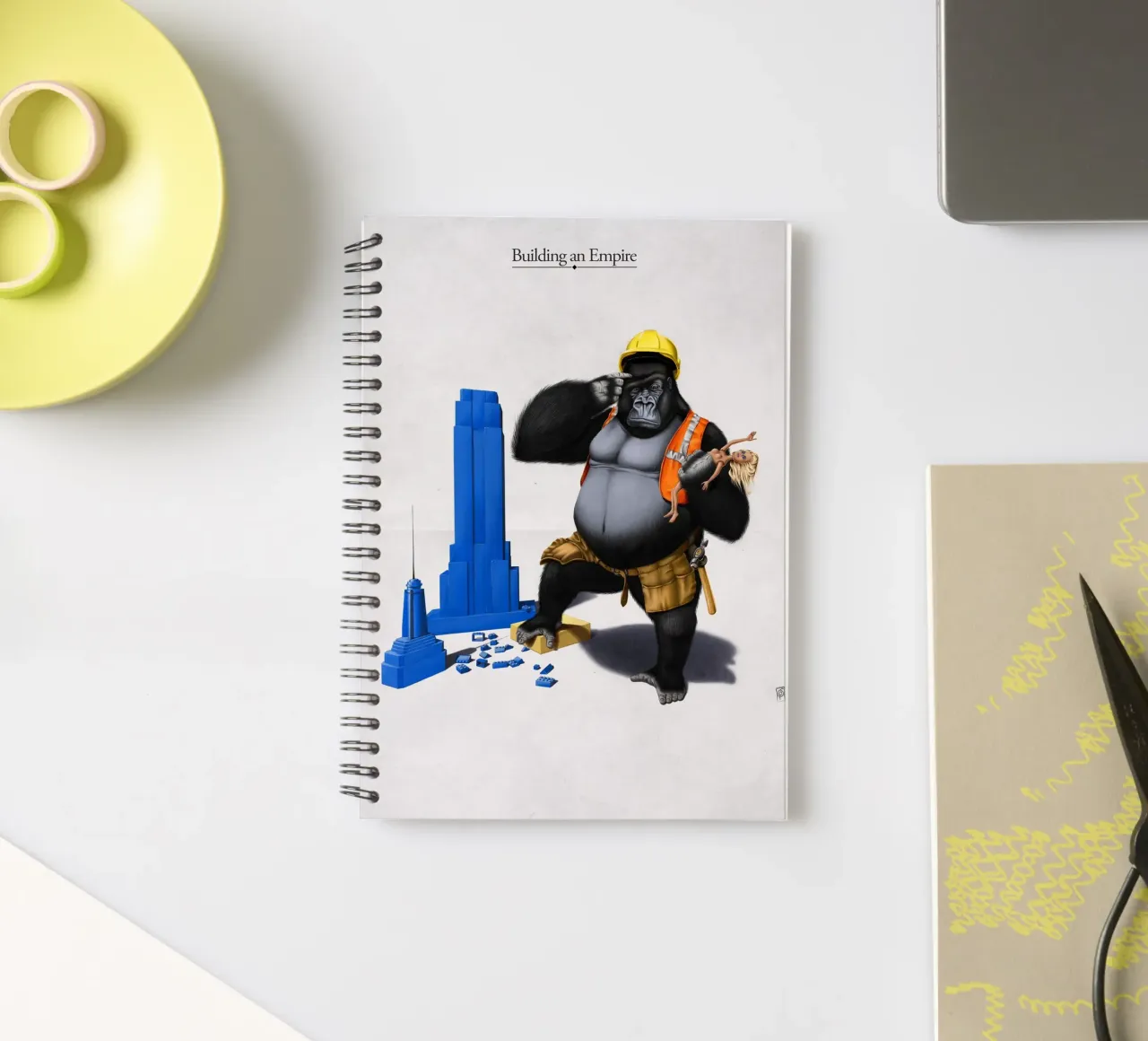 Building an Empire (Titled) diario ad anelli da Rob Art | Illustration