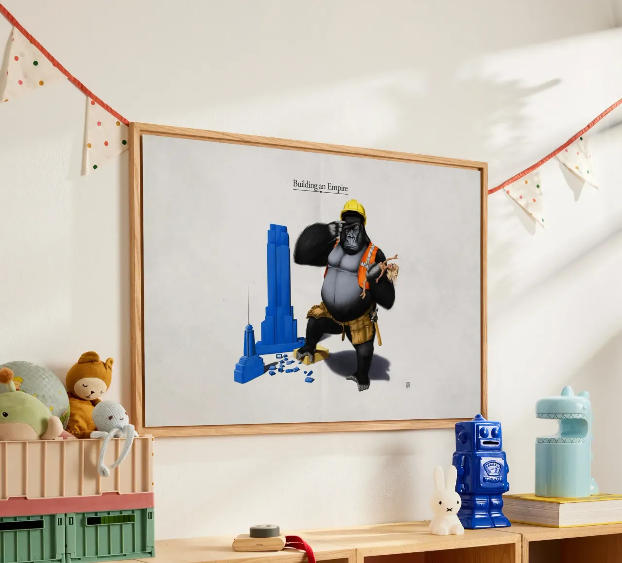 Building an Empire (Titled) plexiglass da Rob Art | Illustration