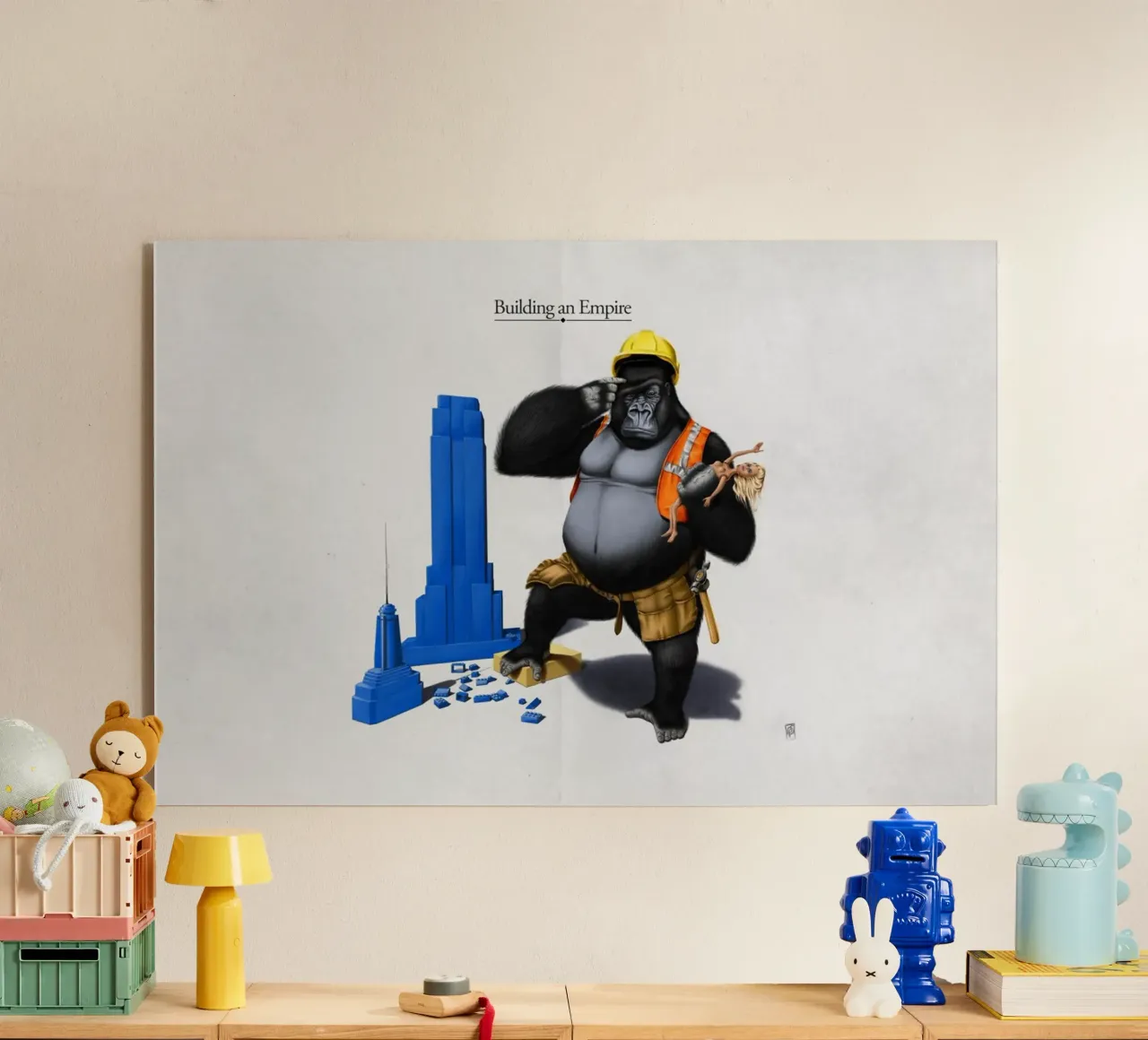 Building an Empire (Titled) plexiglass da Rob Art | Illustration