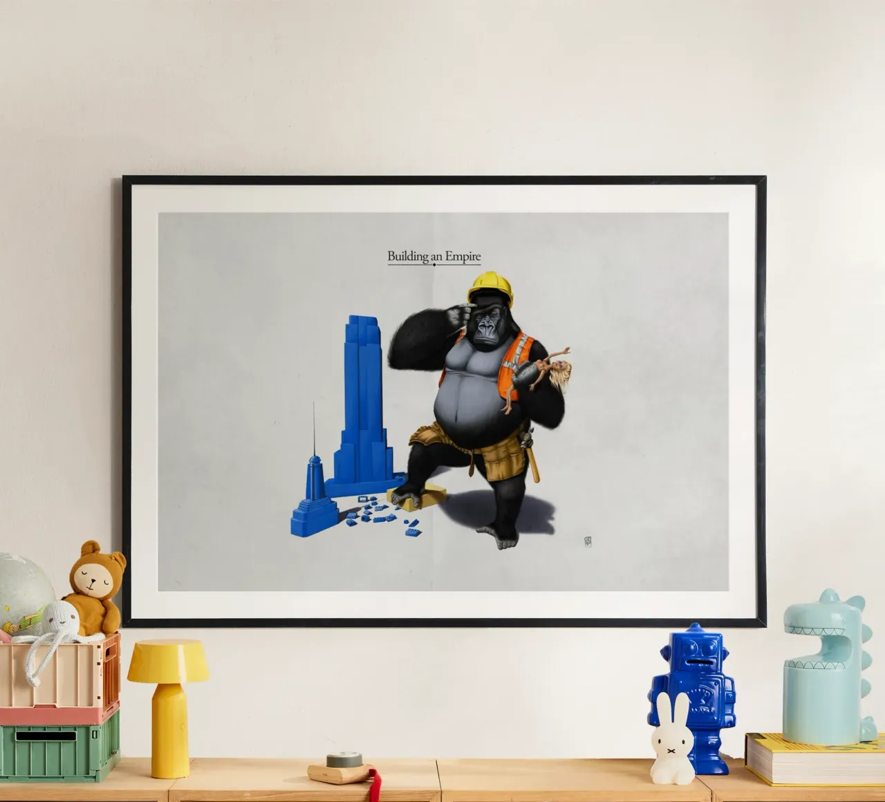 Building an Empire (Titled) carta hahnemühle da Rob Art | Illustration