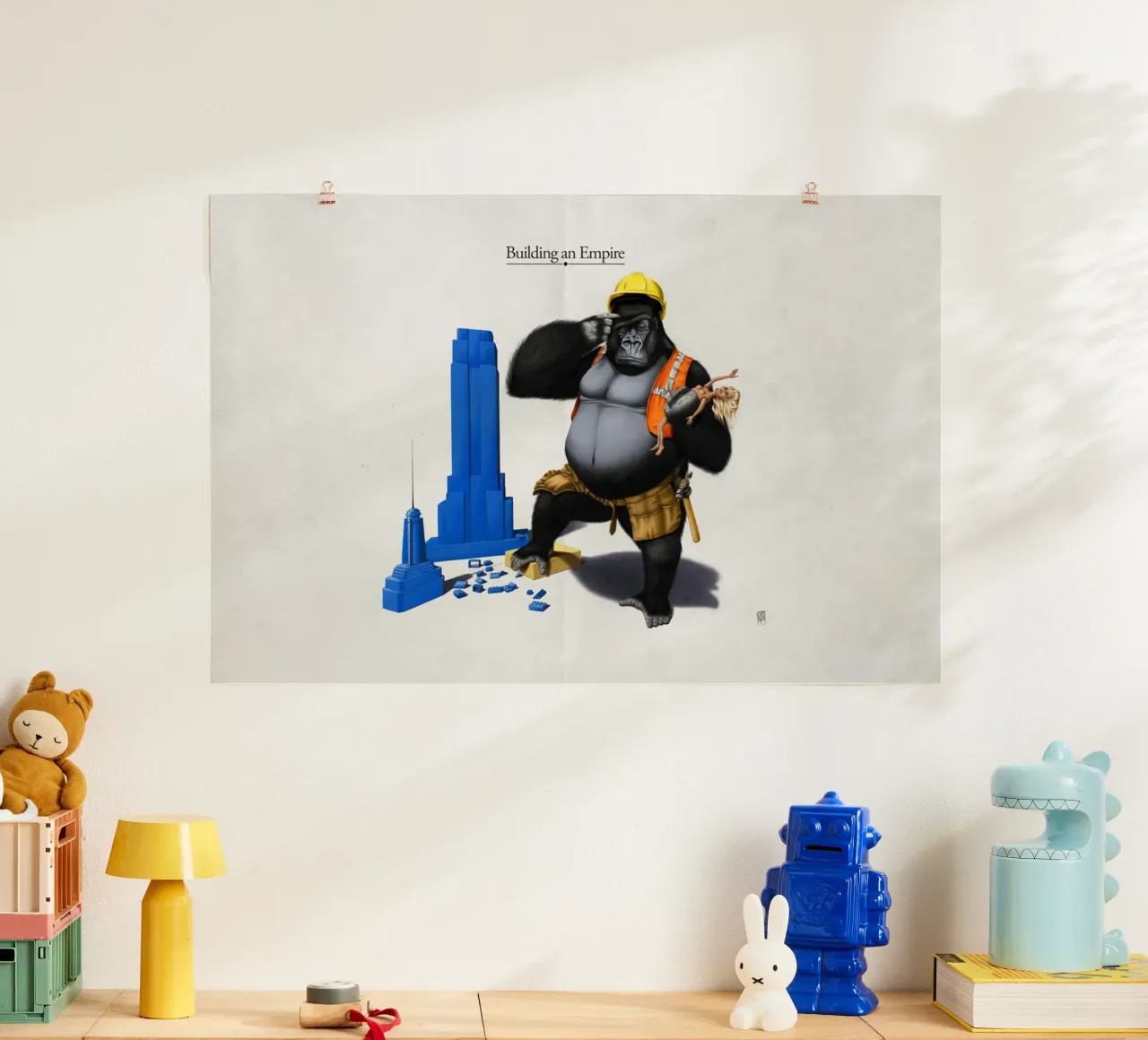 Building an Empire (Titled) carta hahnemühle da Rob Art | Illustration