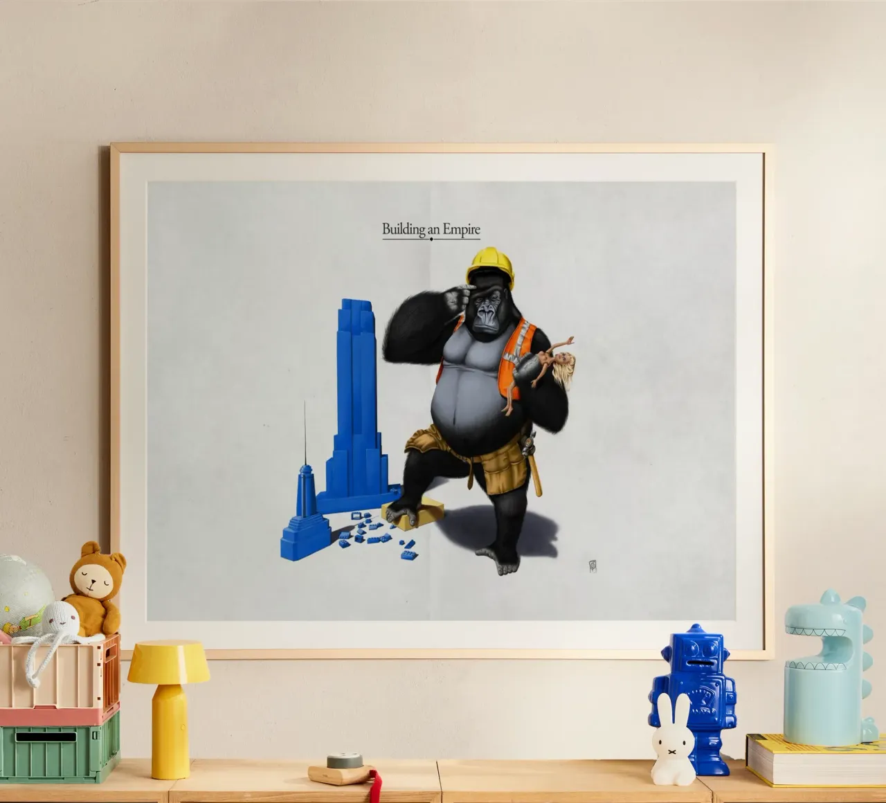 Building an Empire (Titled) carta hahnemühle da Rob Art | Illustration