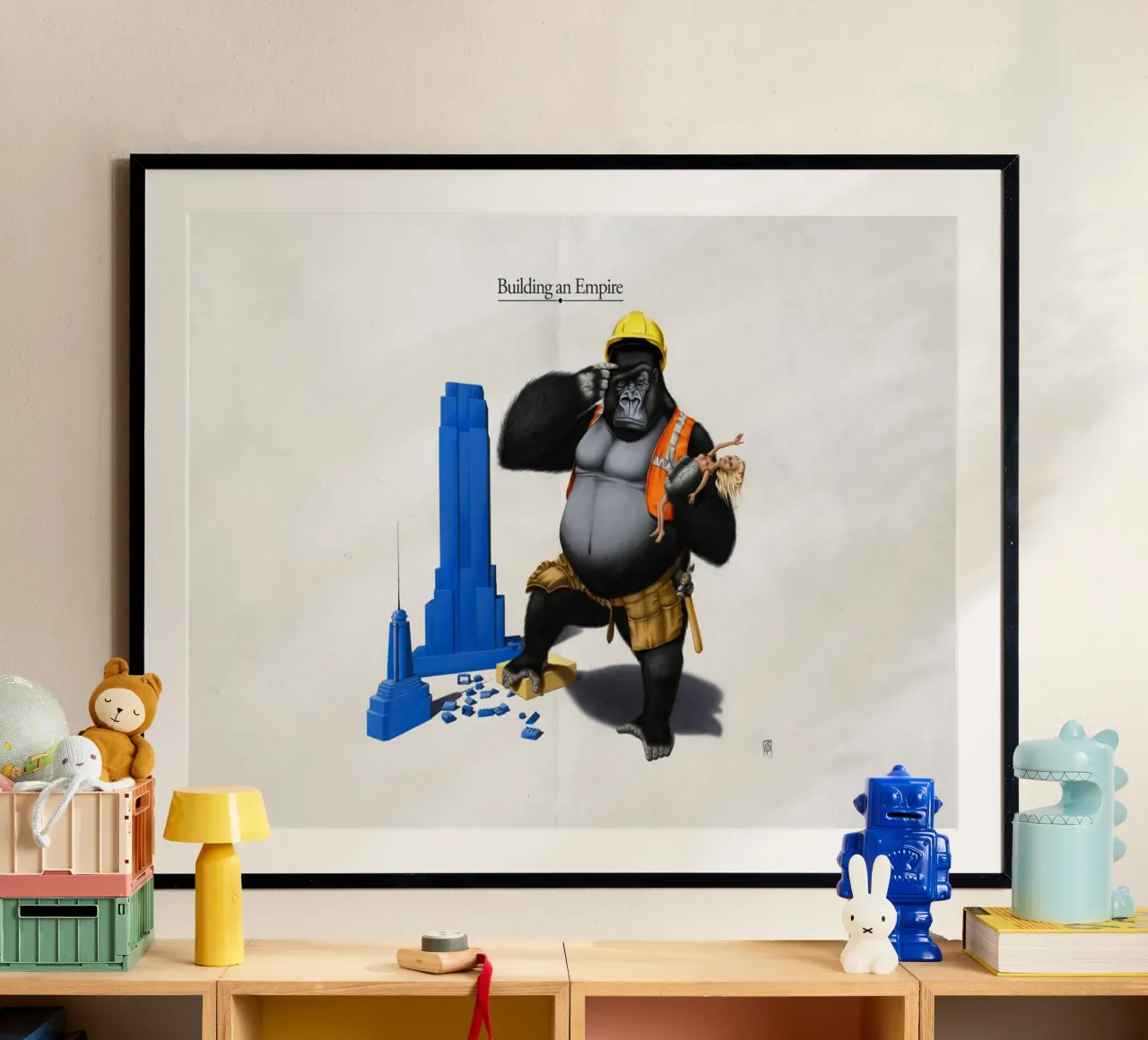 Building an Empire (Titled) carta hahnemühle da Rob Art | Illustration