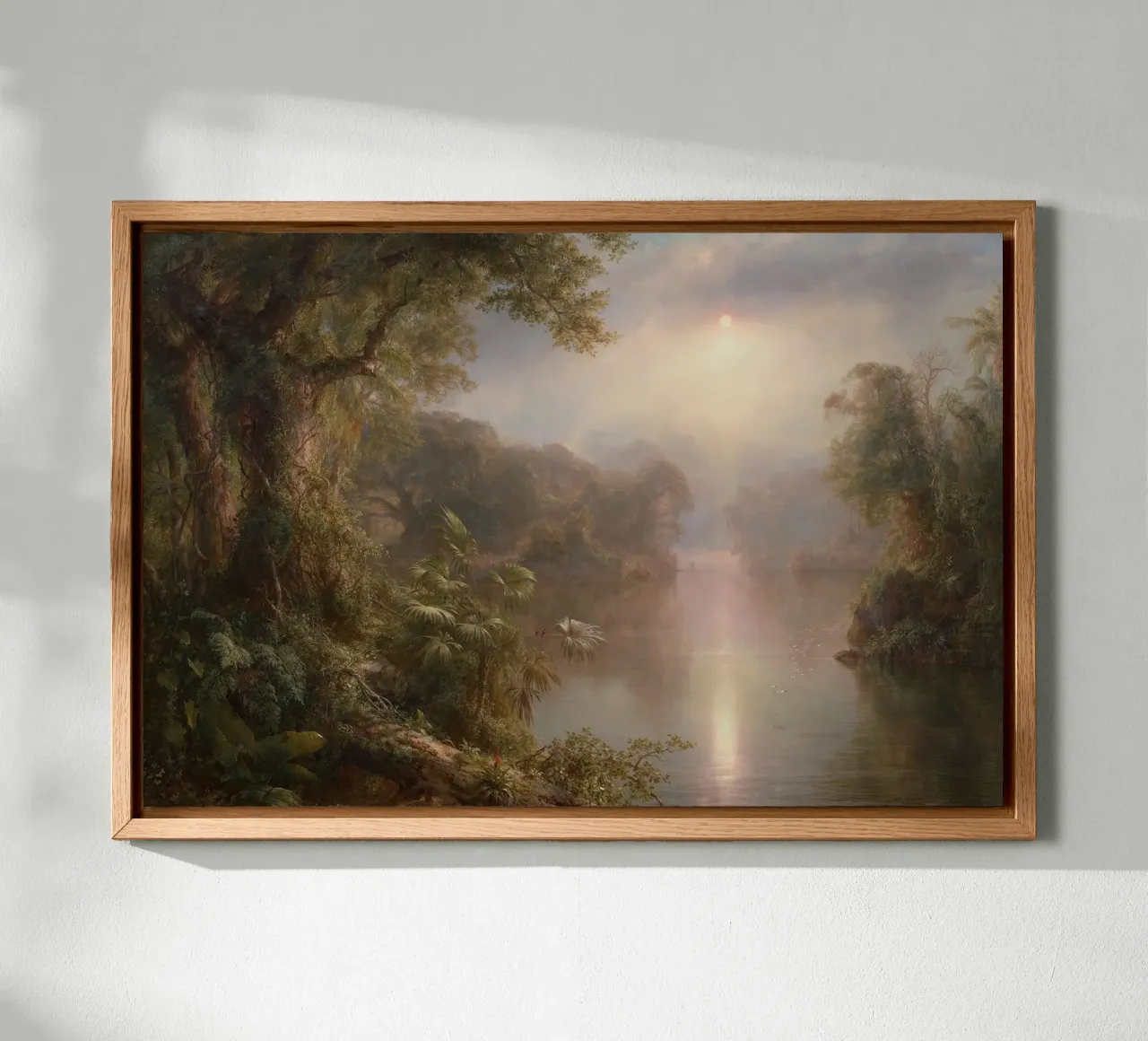 The River of Light (El Rio de Luz) tela con Cornice a cassetta da apoloprints