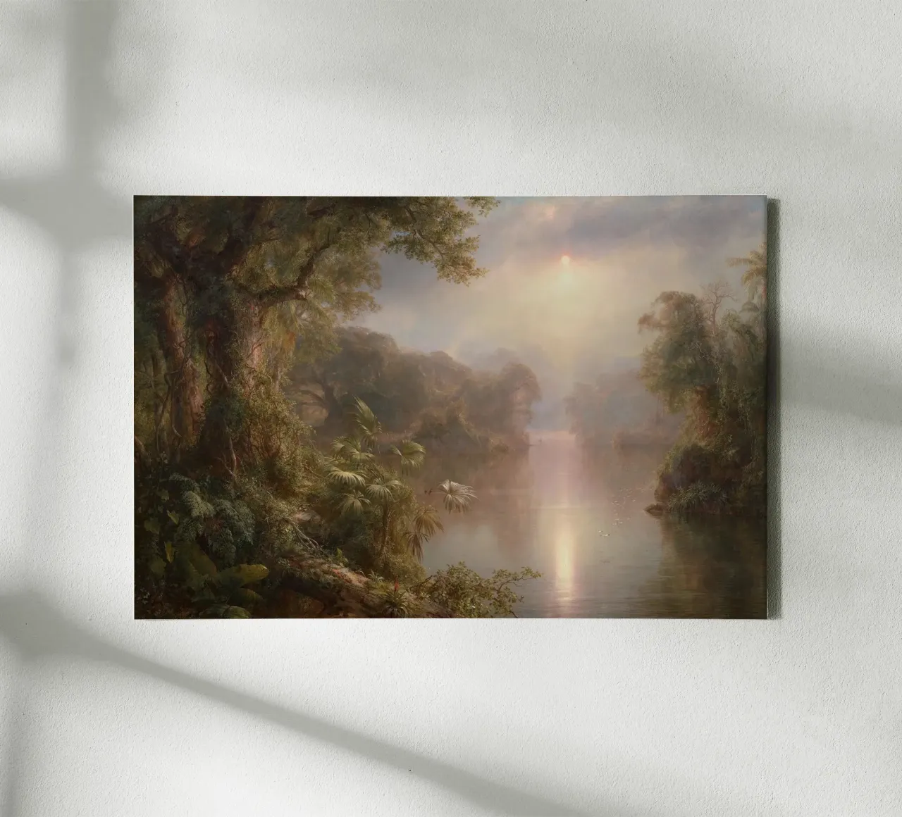The River of Light (El Rio de Luz) tela con Cornice a cassetta da apoloprints
