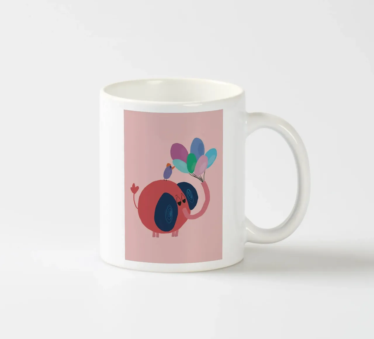 Balloon Buddies - Soft Pink tazza in ceramica da Studio Cinnamon