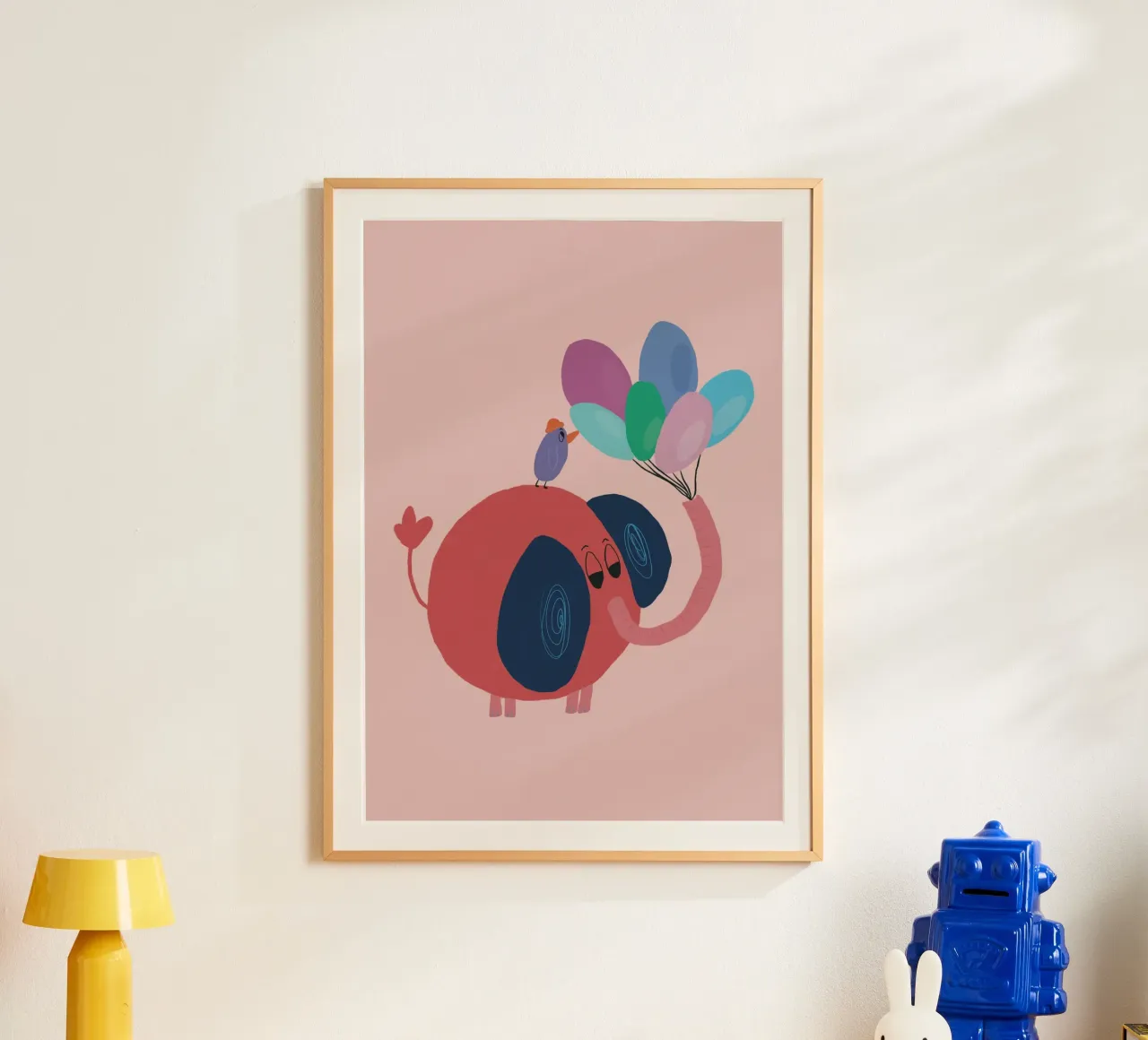 Amici dei palloncini - Rosa tenue poster da hej malu