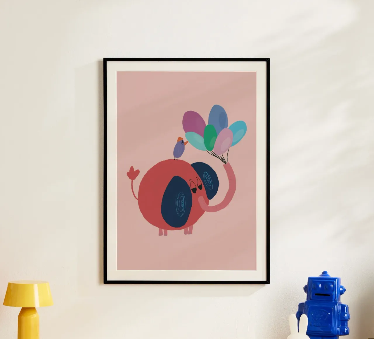 Amici dei palloncini - Rosa tenue poster da hej malu