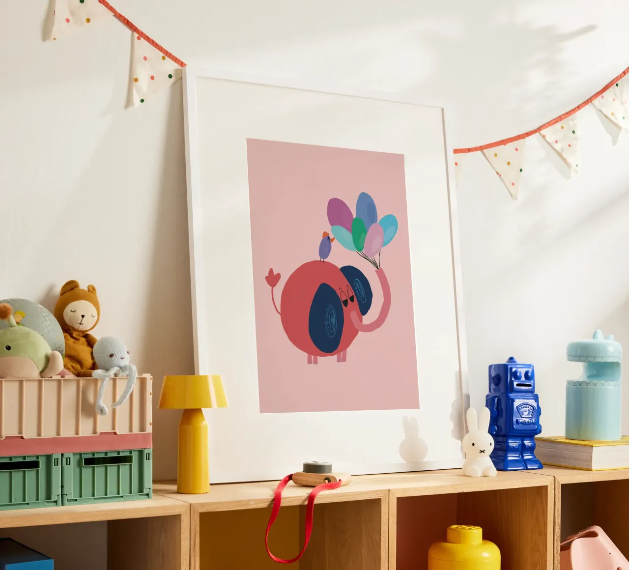 Amici dei palloncini - Rosa tenue poster da hej malu