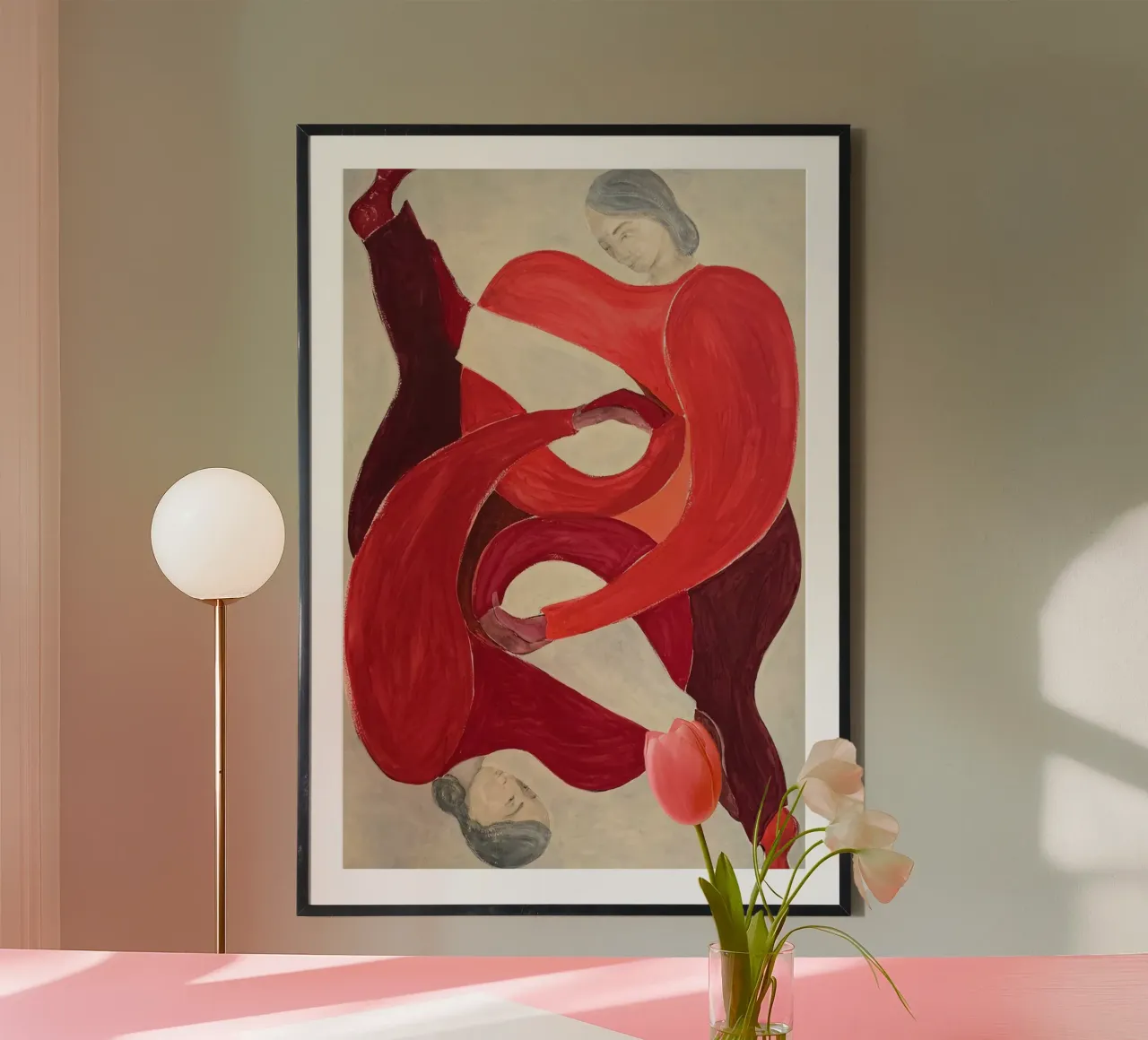 Hold You Red poster da Serrano Shop