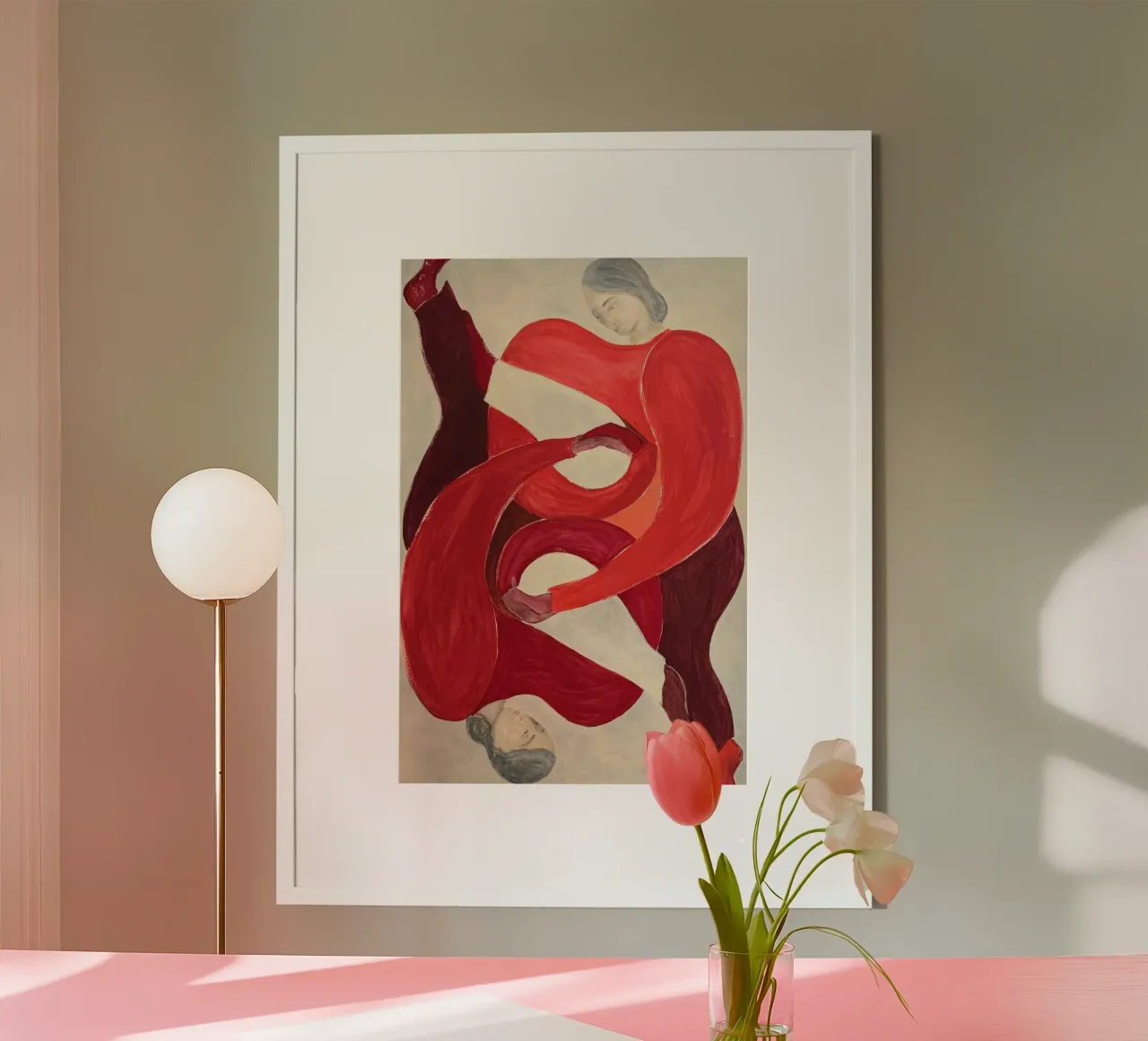 Hold You Red poster da Serrano Shop
