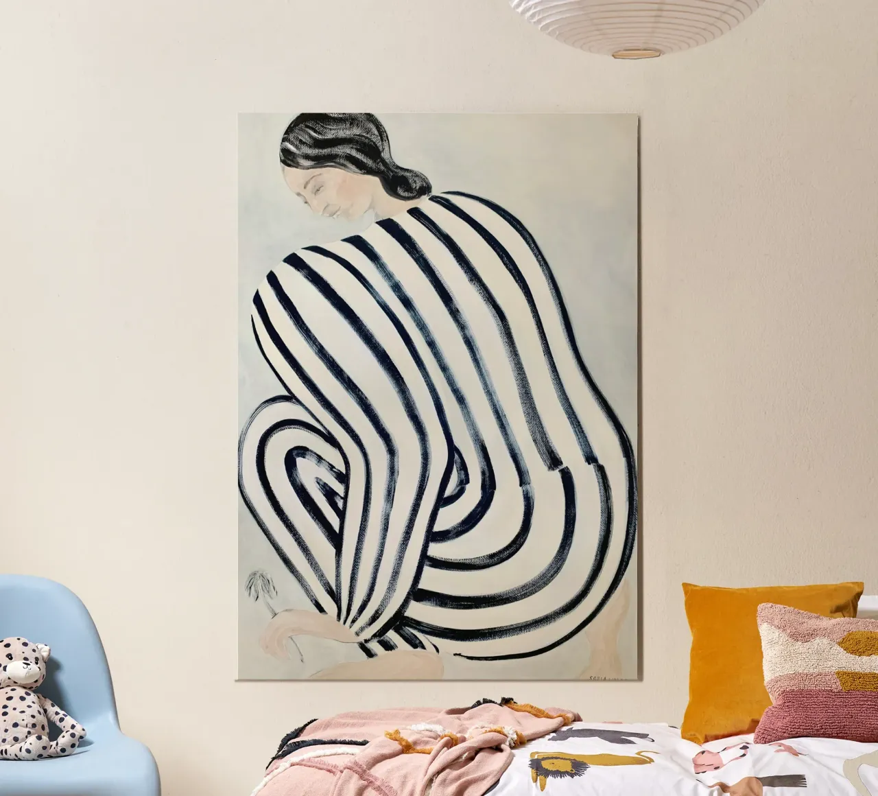 Ultimo fiore poster con telaio in plastica da Serrano Shop