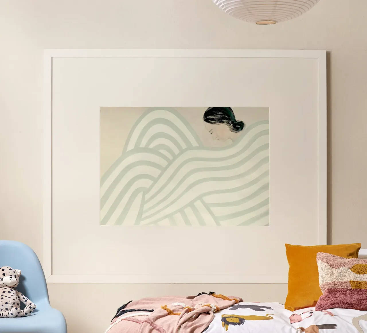 Onde verde chiaro poster da Serrano Shop