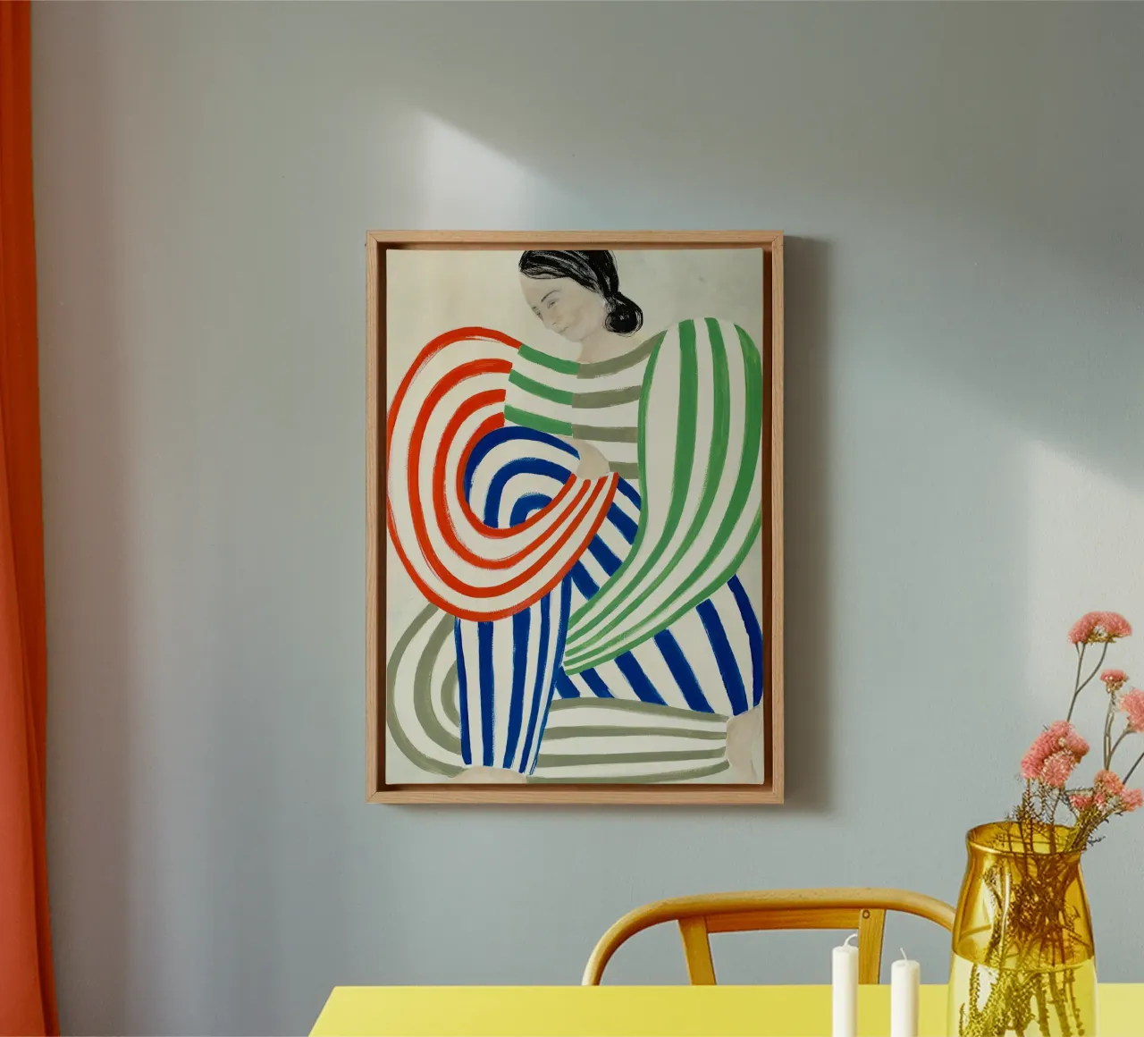 Perfect Space canvas with Floater frame by Serrano Shop