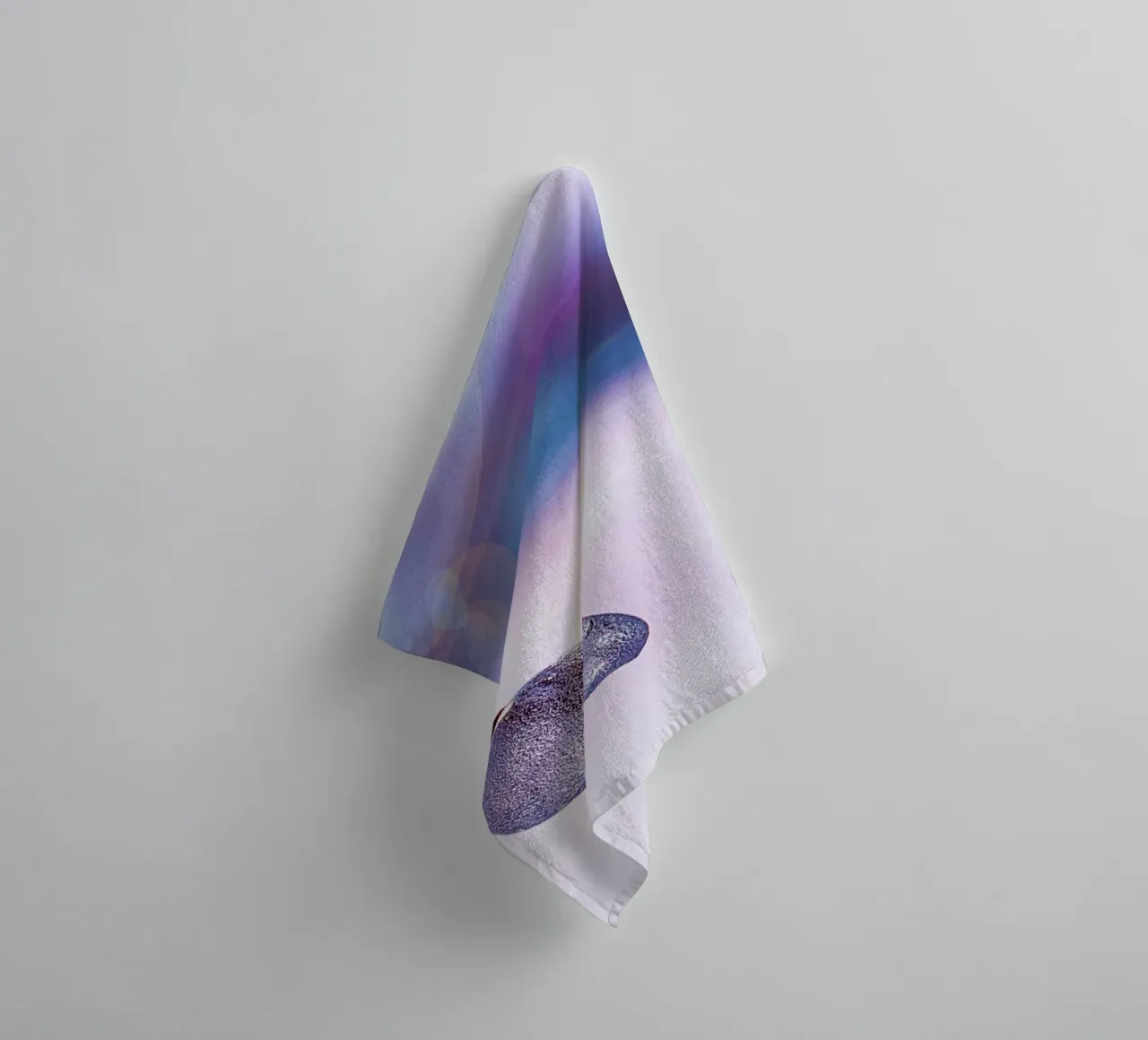 Frozen Branch with Soap Bubble Glow – Fine Art Photography P towel by jay