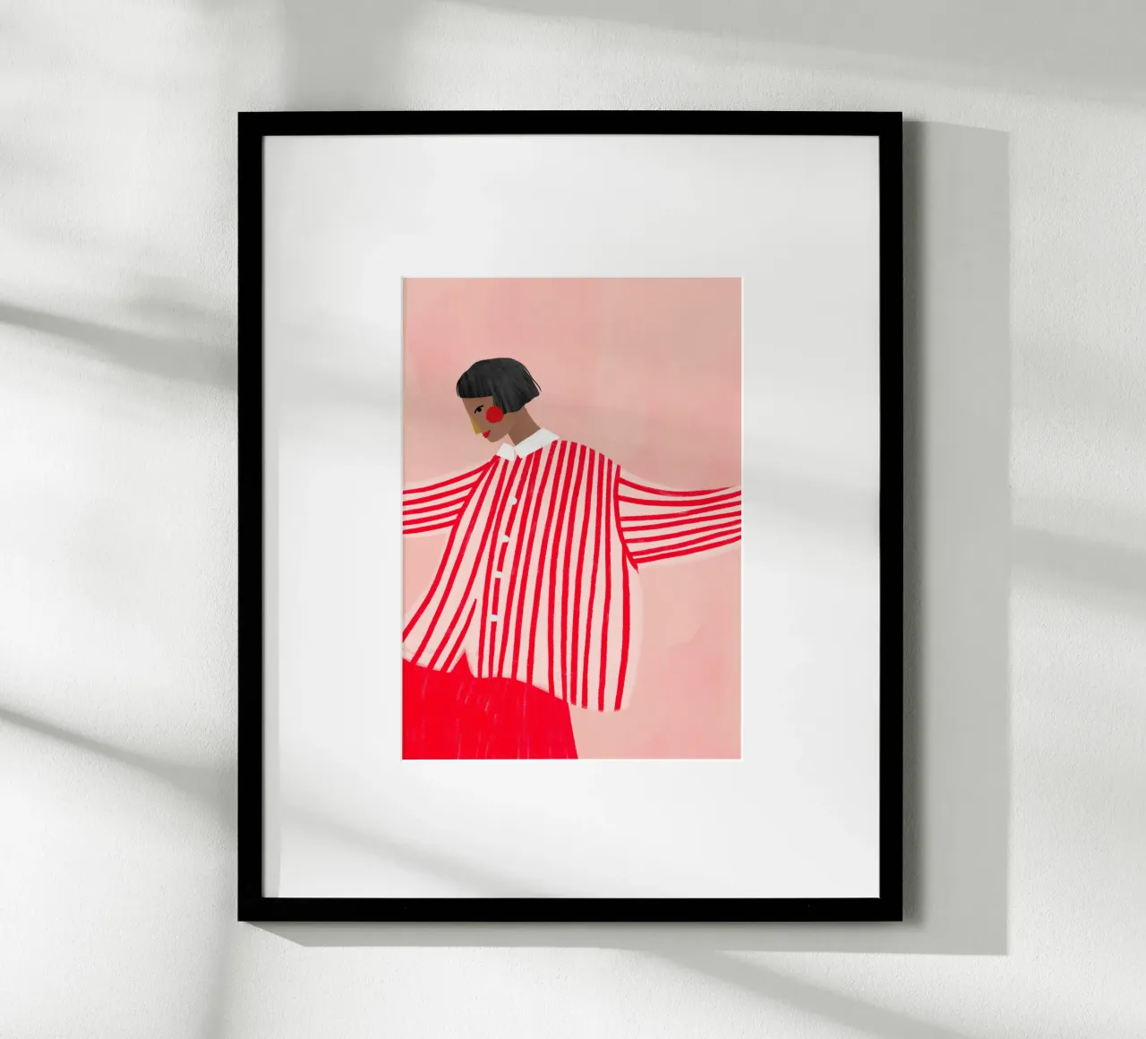 The Woman with the Red Skirt poster da Bea Mueller