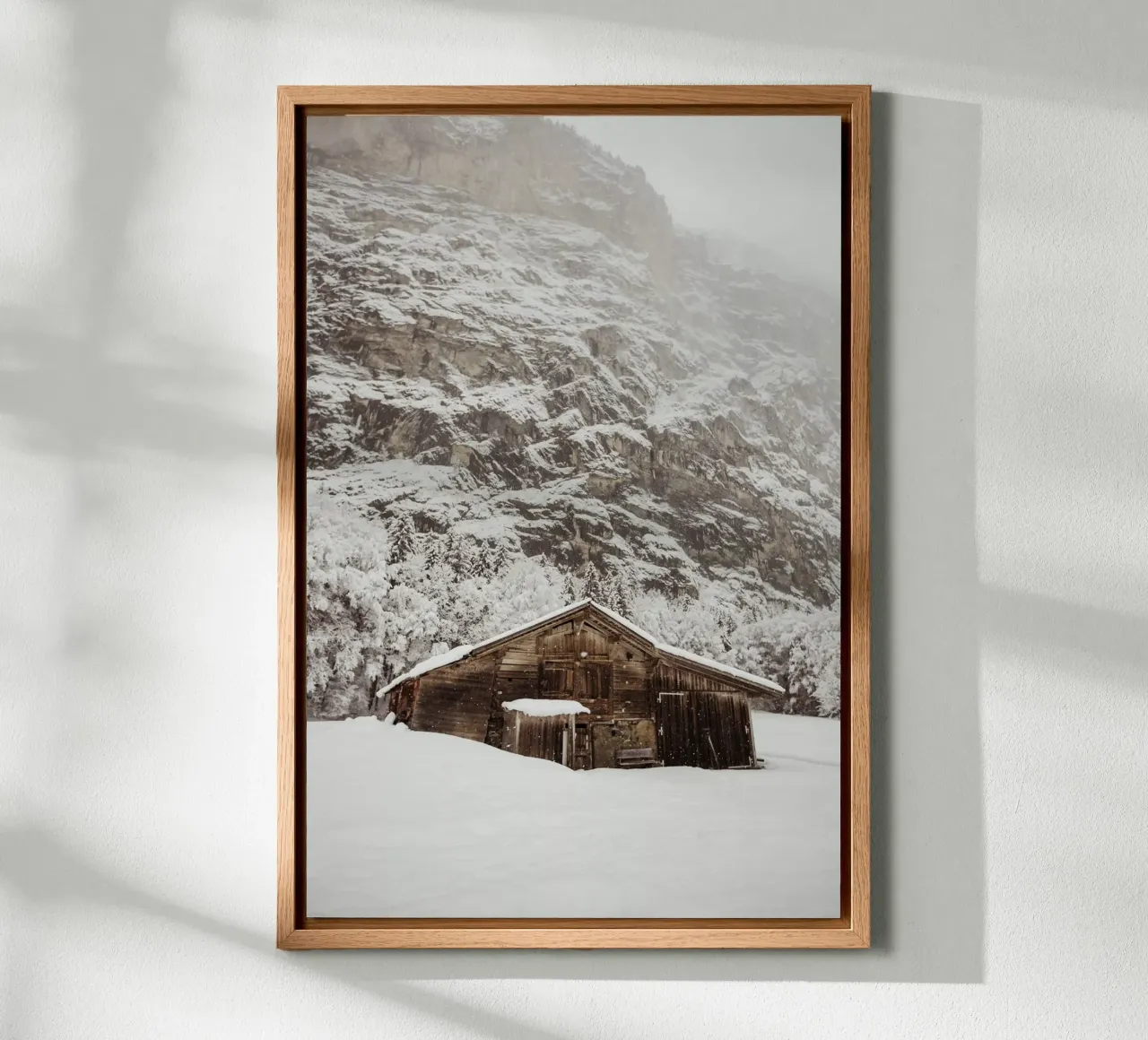 Quiet in the Snow tela con Cornice a cassetta da Lena Stamm