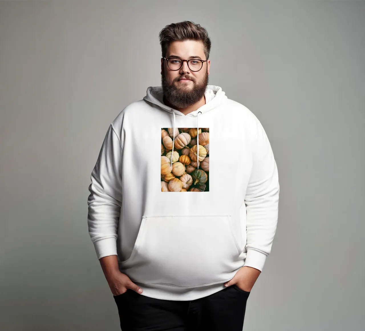 Zucche d'autunno felpa con cappuccio da IamHomeStudio
