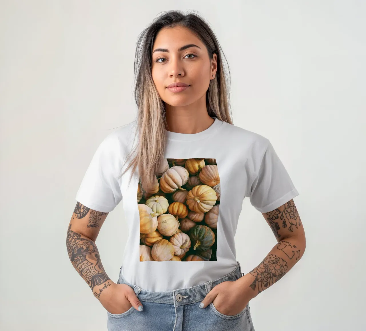 Zucche d'autunno t-shirt da IamHomeStudio