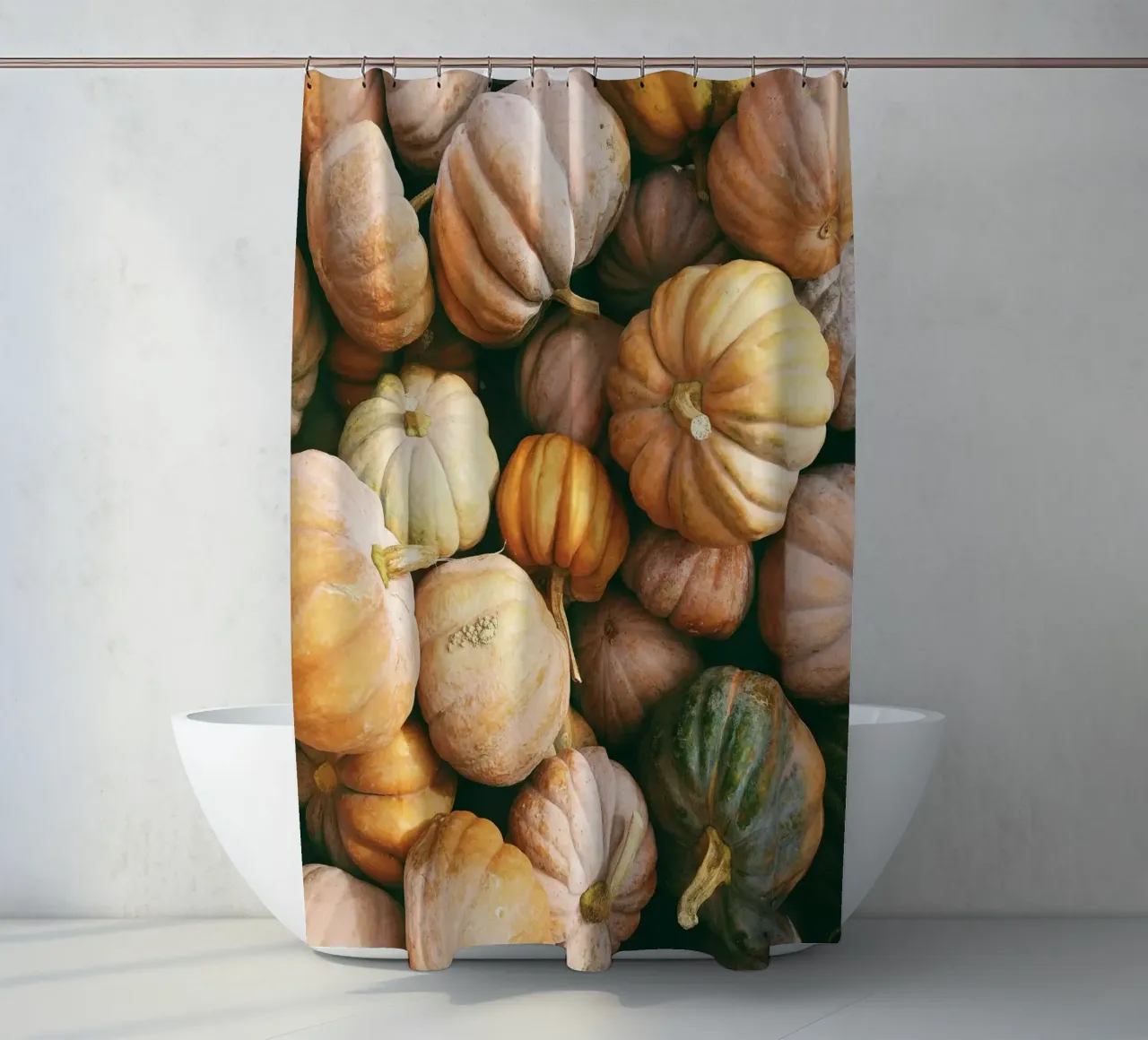 Zucche d'autunno tenda da doccia da IamHomeStudio