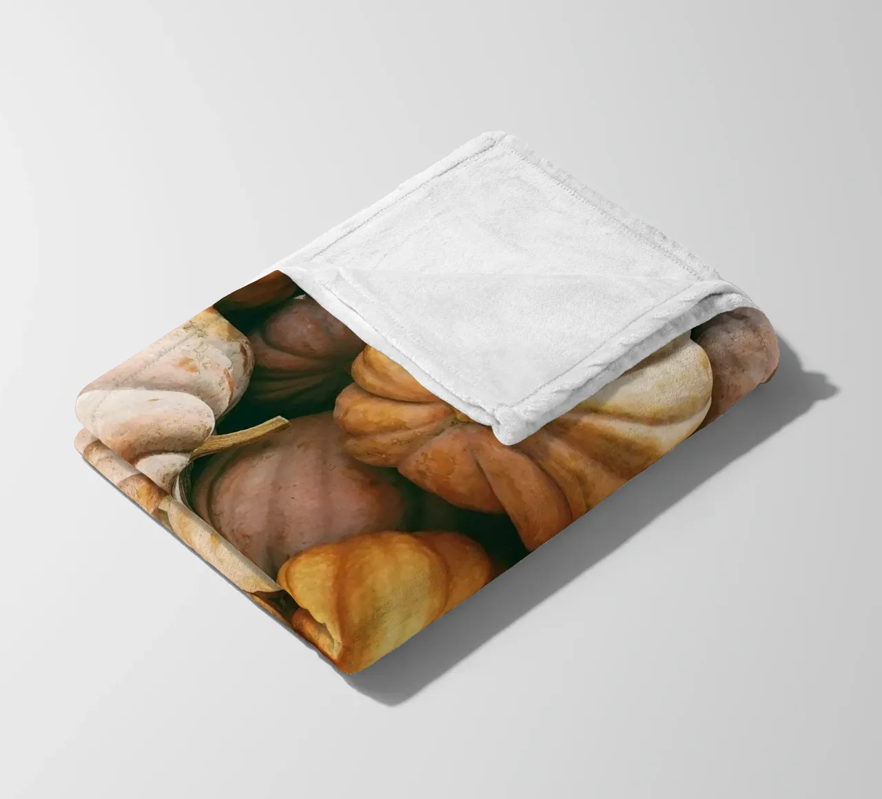 Zucche d'autunno coperta in pile da IamHomeStudio