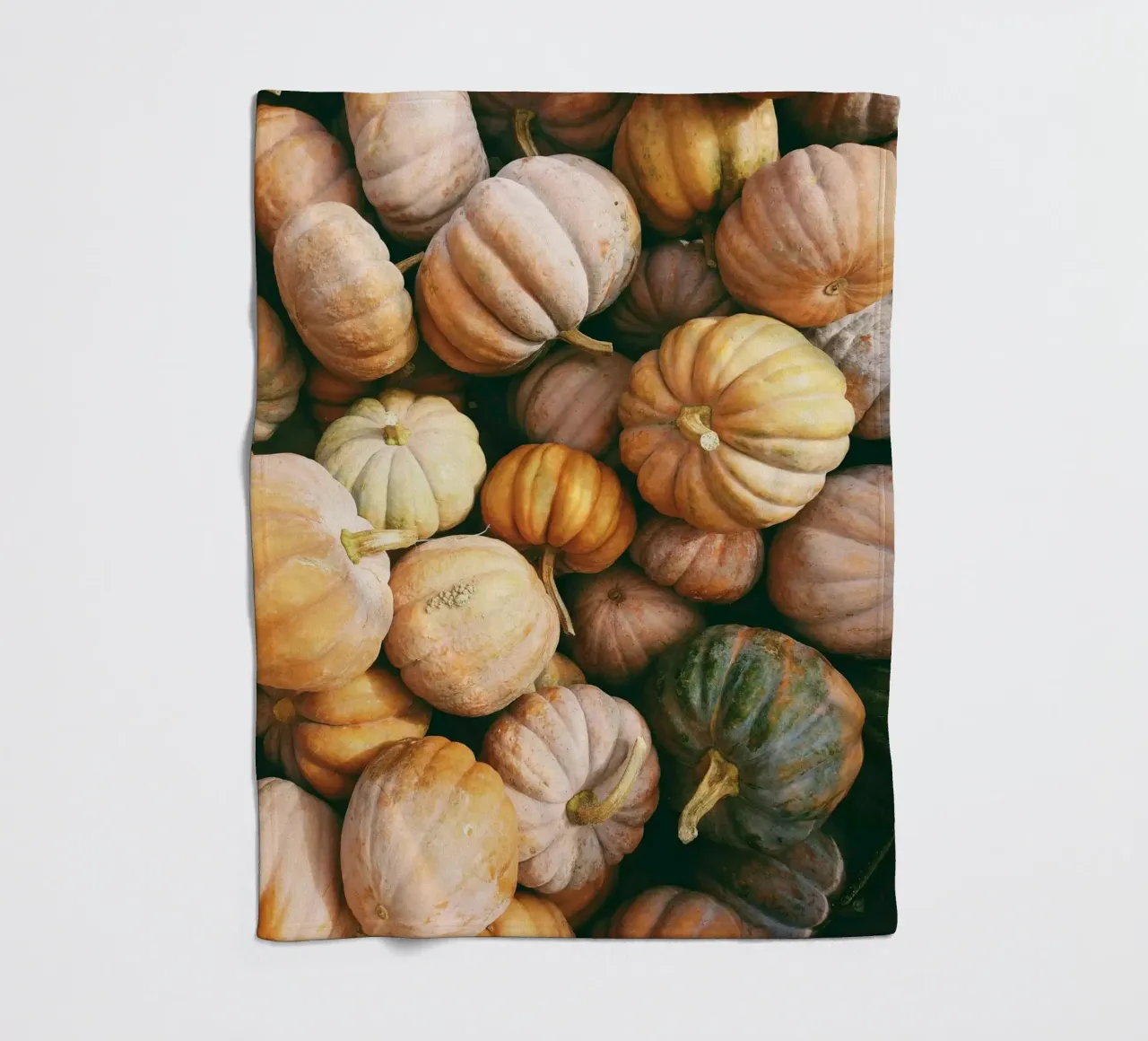 Zucche d'autunno coperta in pile da IamHomeStudio